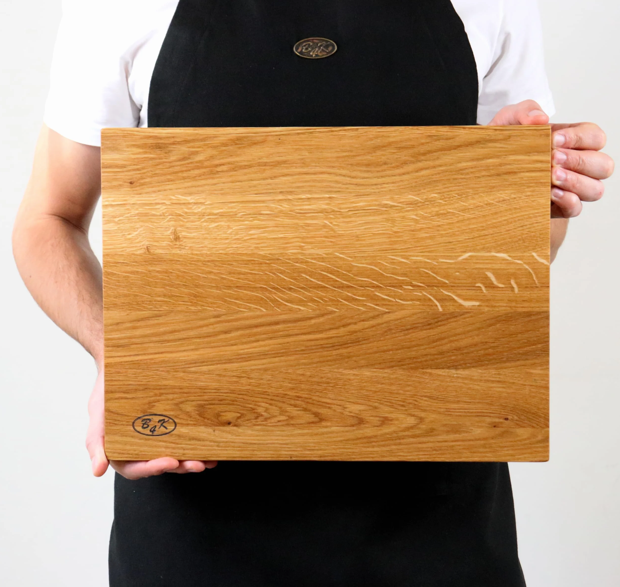 B4K Tabla de cortar de roble antibacteriano aceitado 40x30x2,2 cm