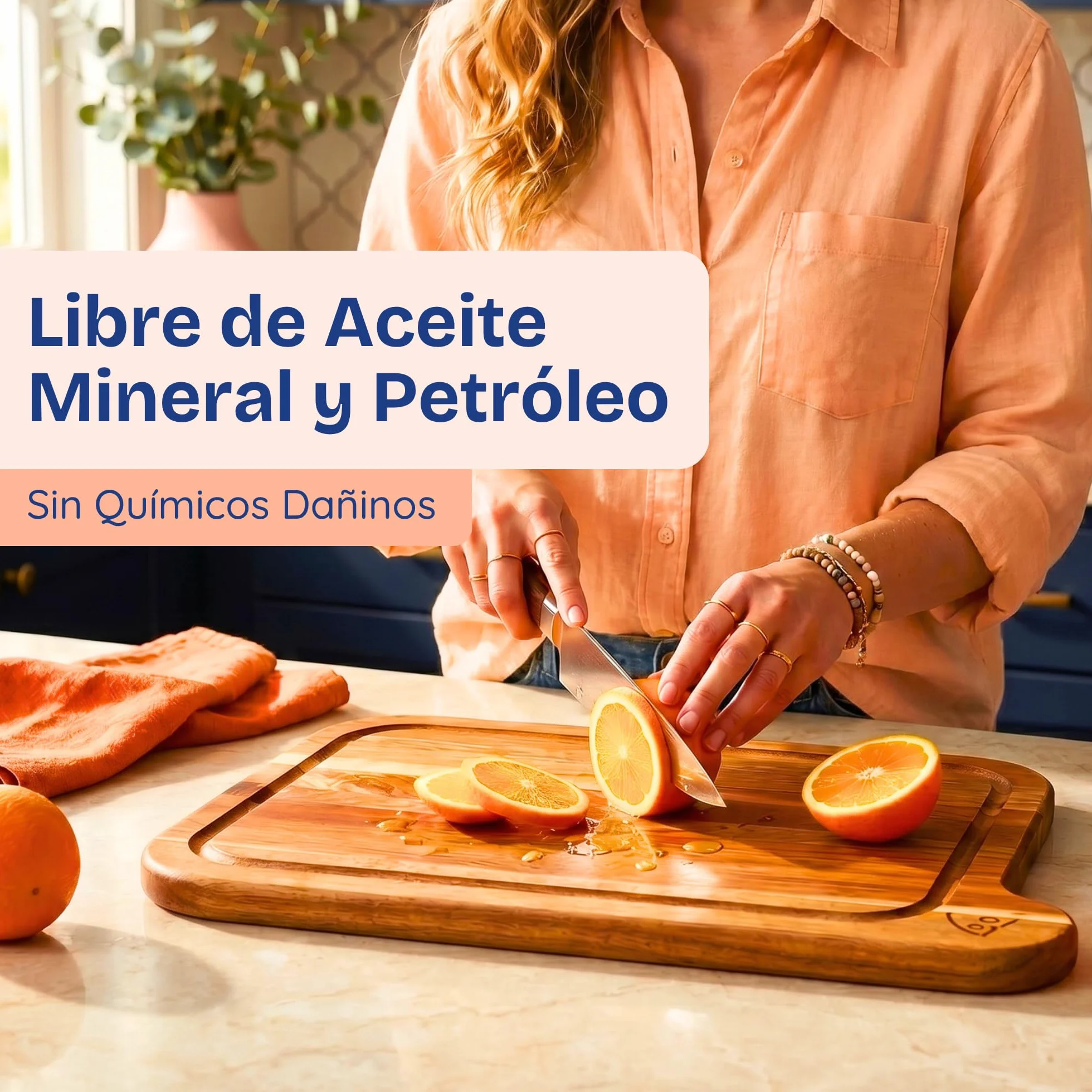 Tablas de Cortar de Madera de Acacia FSC Set 3 No Tóxicas Ziruma