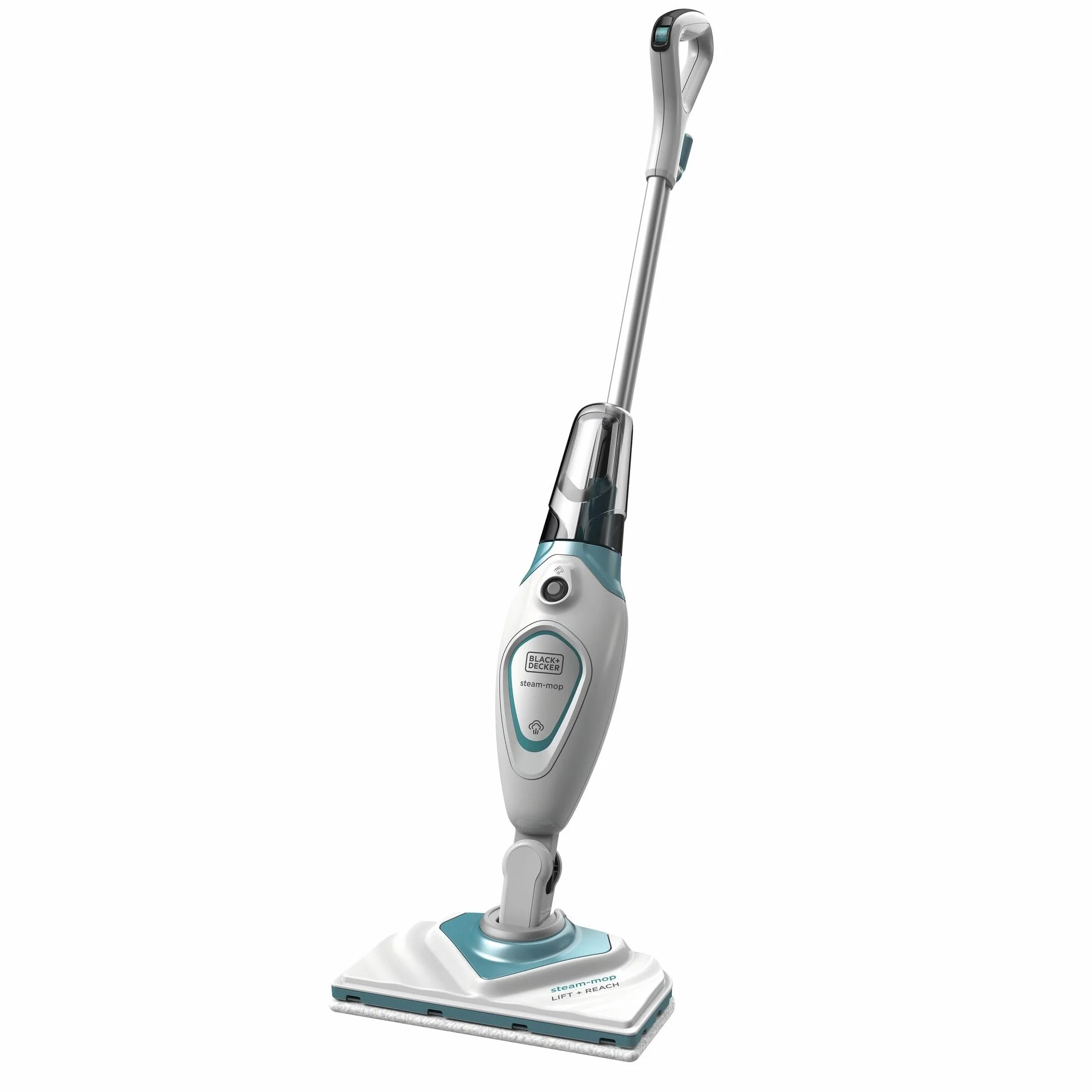 BLACK+DECKER Mopa a Vapor 1600W con 2 almohadillas, FSM1616-QS
