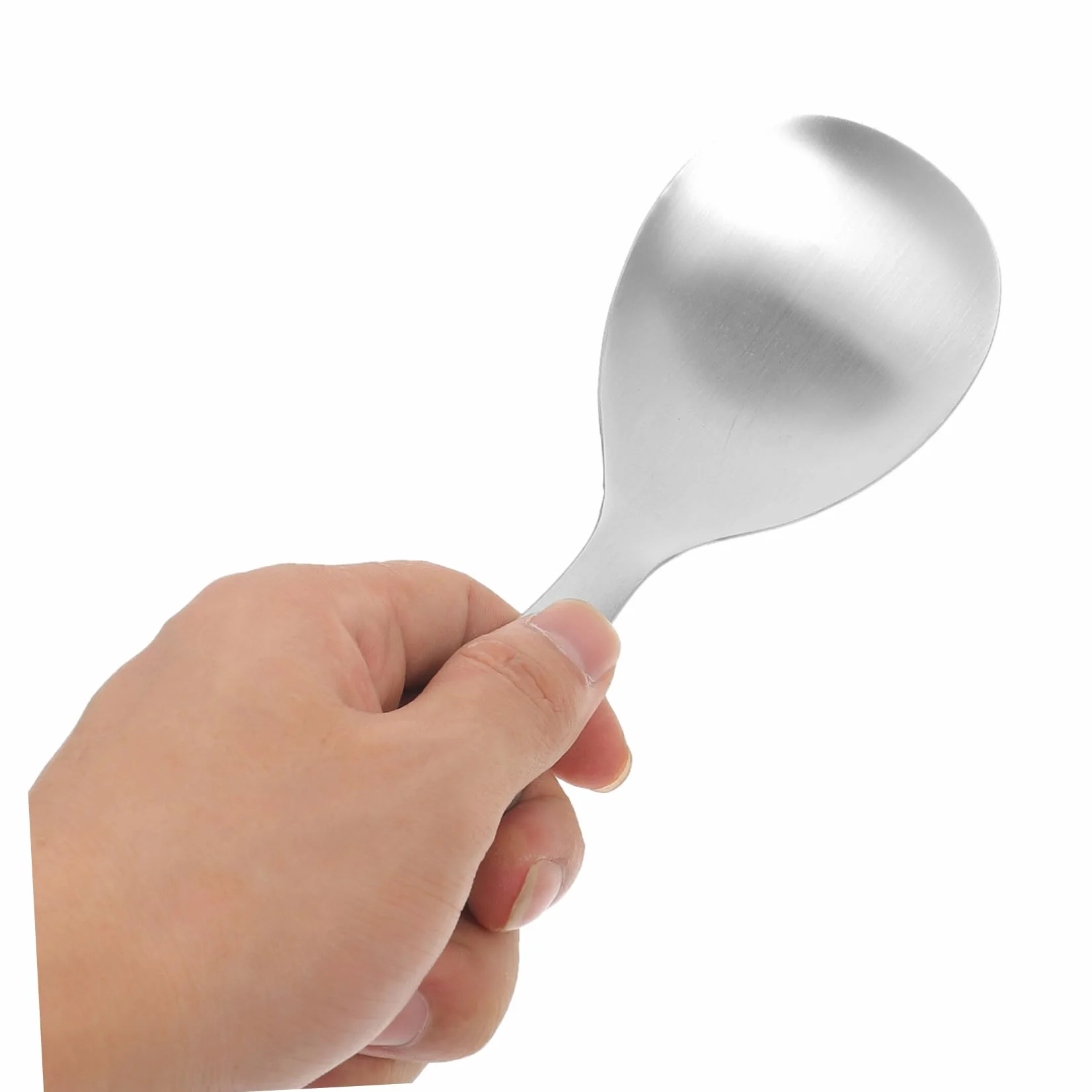 Hemobllo Cucharas Para Servir Arroz Antiadherentes, 2 Unidades De Acero Inoxidable, Ideales Para Familias y Eventos, Utensilios Prácticos Para Cocina