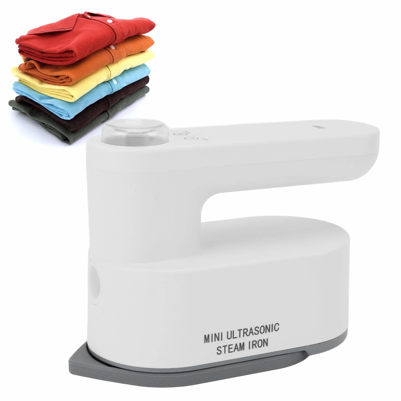 Mini Hierro de Viaje, Inalámbrico Portátil Portátil de Hierro de Vapor Húmedo Seco, Planchas Eléctricas Pequeñas para Ropa Dormitorio en el Hogar