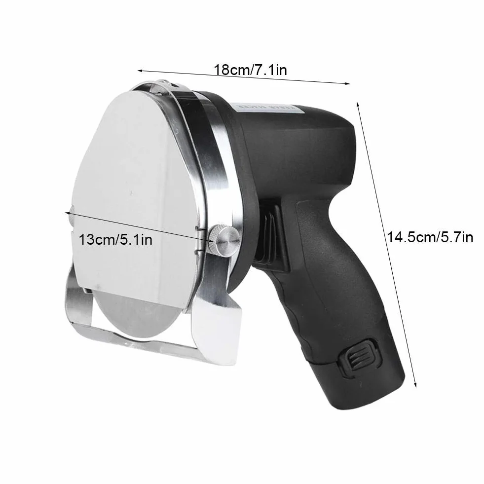 Cuchillo Kebab eléctrico, espesor ajustable Cuchillo Kebab eléctrico portátil Cortador de carne Herramienta de corte para el hogar Comerciales Carnes asadas Restaurantes UE 110V-240V