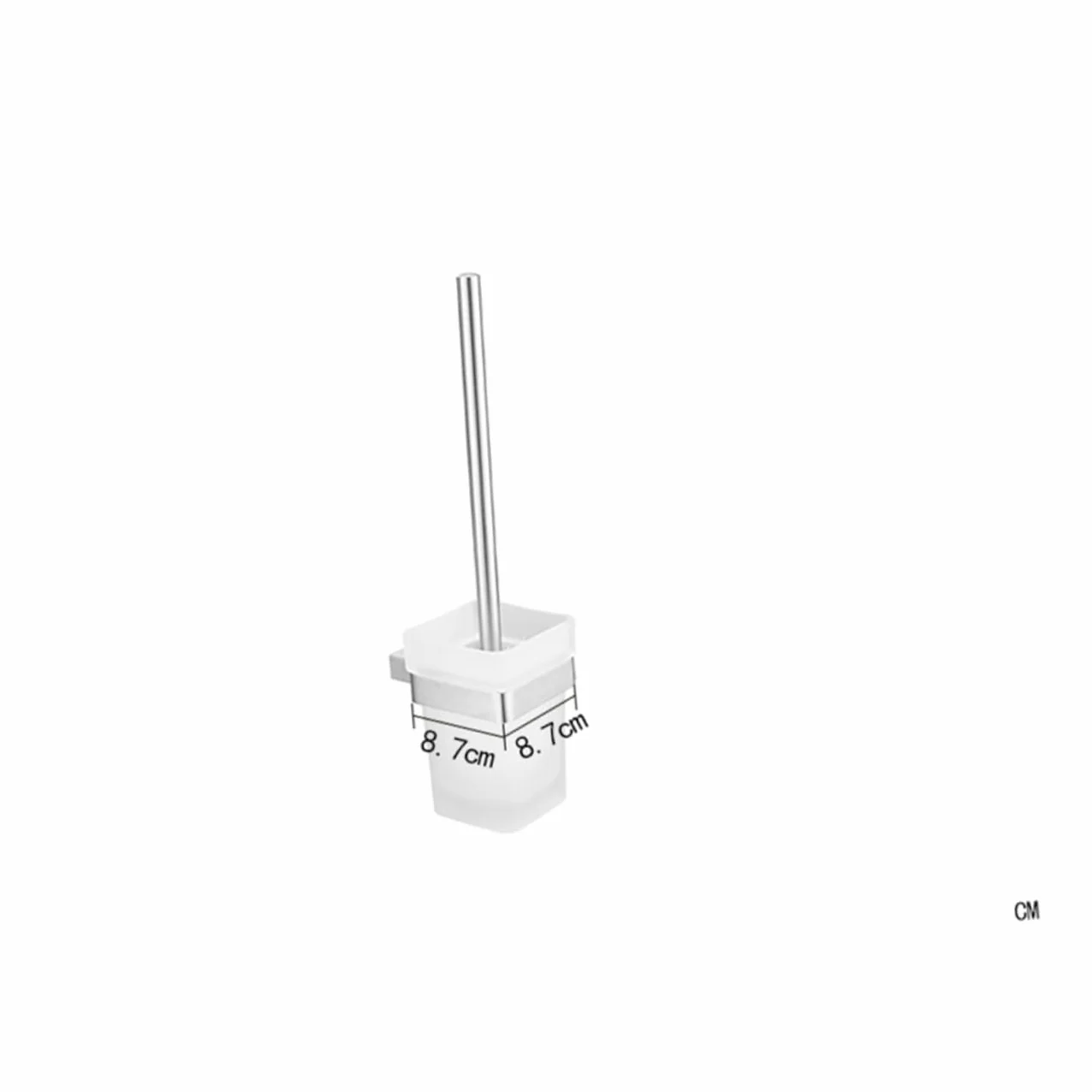 Portaescobillas de Acero Inoxidable 304 Ahorro de Espacio para Montaje en Pared Set Accesorios Baño Soporte Cepillo Dientes y Vaso de Cristal de Baño en Casa o Hotel