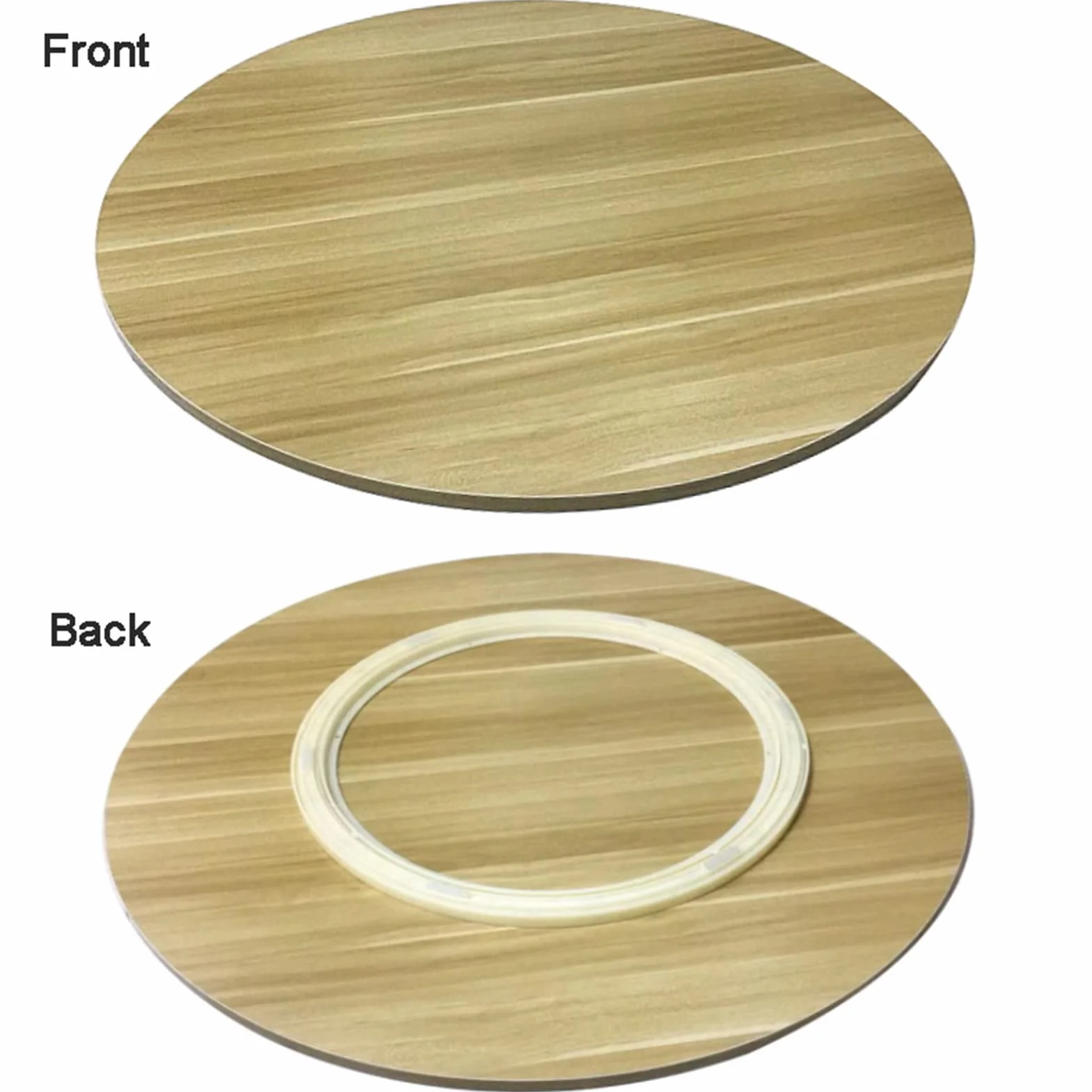 Bandeja giratoria de madera para mesa de comedor, centro de mesa redondo, vajilla perezosa, mesa giratoria, perfecta para fiestas y eventos