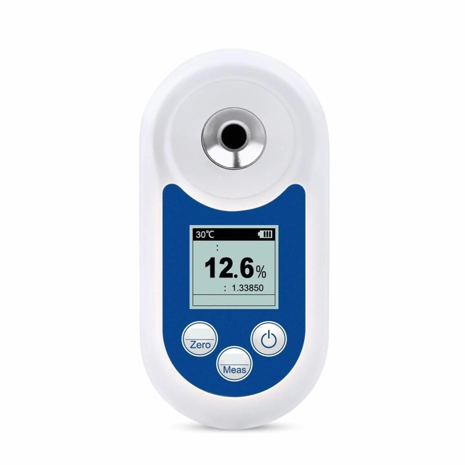 Medidor De Refractómetro Digital, Densímetro De Sacarímetro For Fruta, Vino, Cerveza, Probador De Concentración De Azúcar (Size : 0-55 brix)