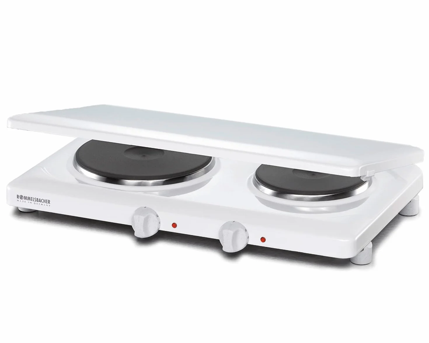 Rommelsbacher THL 2597/A hobs - Placa (Mesa, Color blanco, 1000W, 230V, 50.5 cm, 29 cm)