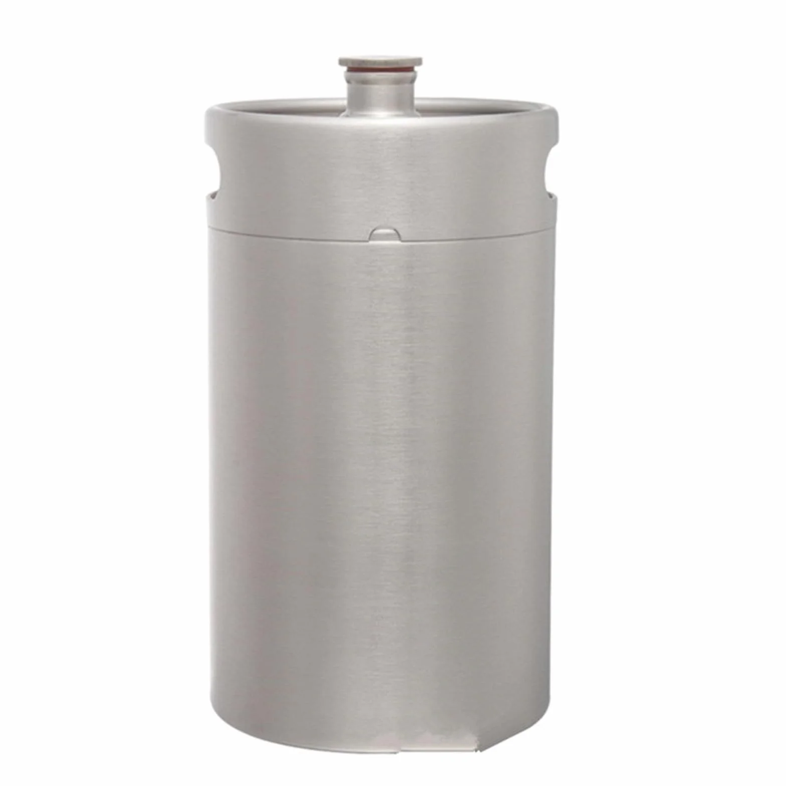 Cerveza elaborada Kit Cerveza Mini Barril de Cerveza Growler, Botella de Cerveza portátil, Herramienta de Accesorios para Barra de Vino para Hacer Cerveza en casa(3.6L Black)