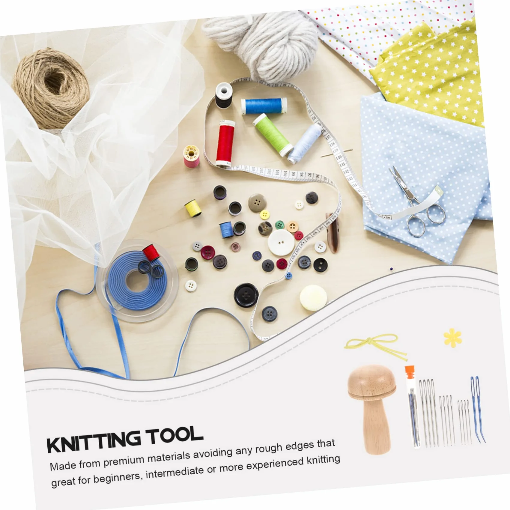 Ciieeo 3juegos Agujas De Tejer Profesional De Agujas Para Zurcir Herramienta Portátil Para Manualidades Costura Para Principiantes y Amantes Del Yarn Craft