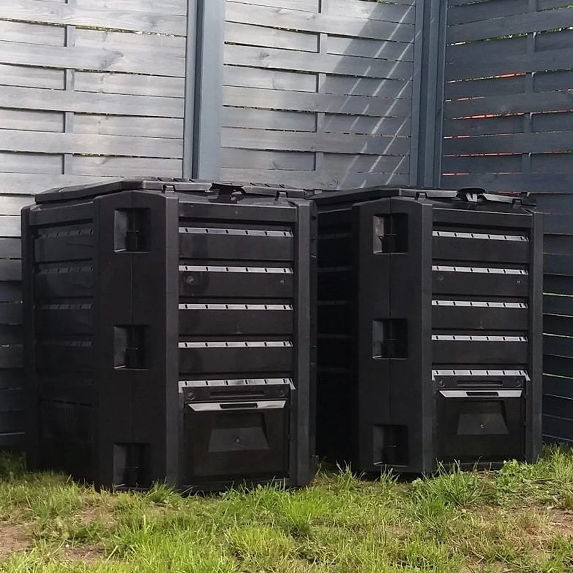 Planta de compostaje Module compogreen 1600l., Dimensiones (mm) 2610x719x826, Color Negro