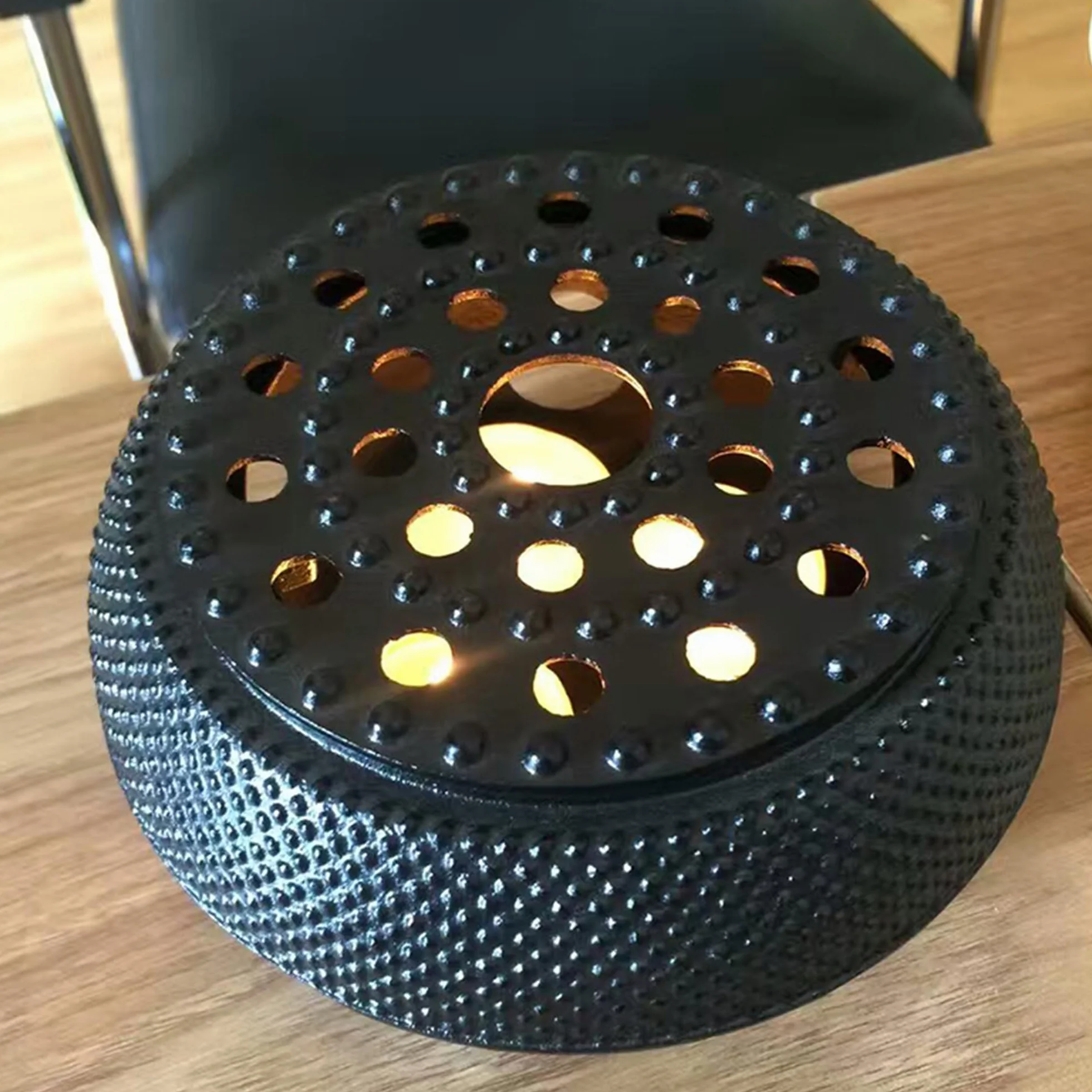 Juego de tetera de hierro fundido con calentador de hierro fundido, juego de tetera japonesa Tetsubin con tazas, tetera de hierro fundido con infusor de acero inoxidable e interior esmaltado (juego de