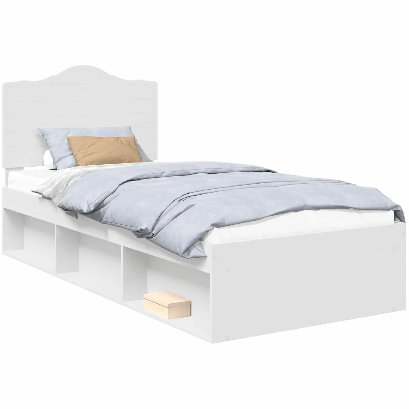 vidaXL Estructura de Cama 90 x 190 cm Madera de Pino Macizo