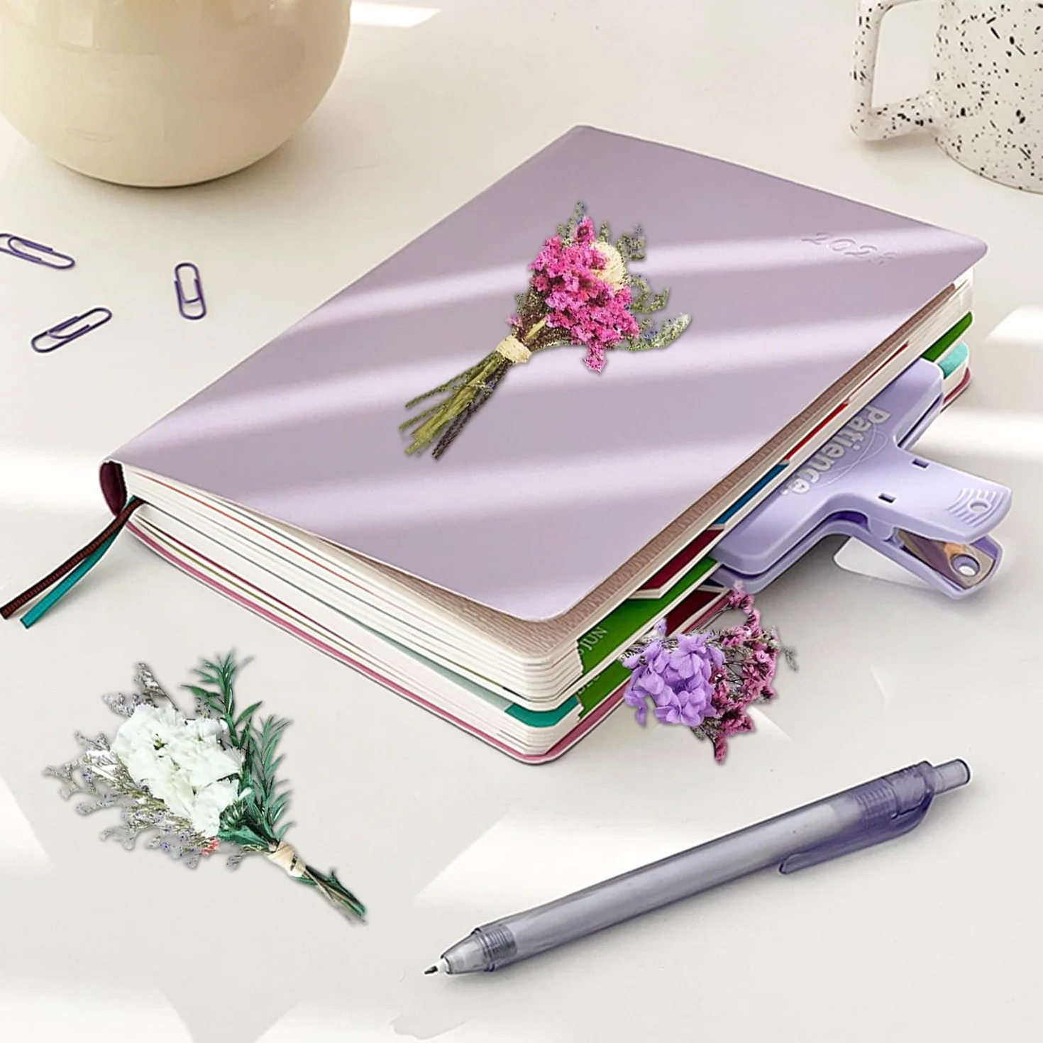 Ramos Pequeños Flores Secas Naturales Decoración Scrapbooks Bullet Journals Álbumes Fotos Sobres Cajas Regalo