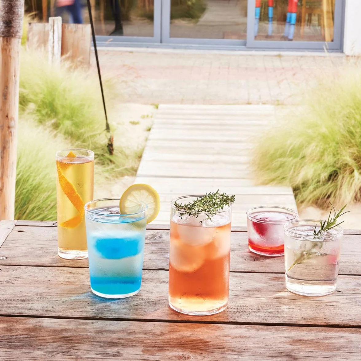 Luminarc Pinta Vasos Altos Vidrio 36cl Opal 4 Set