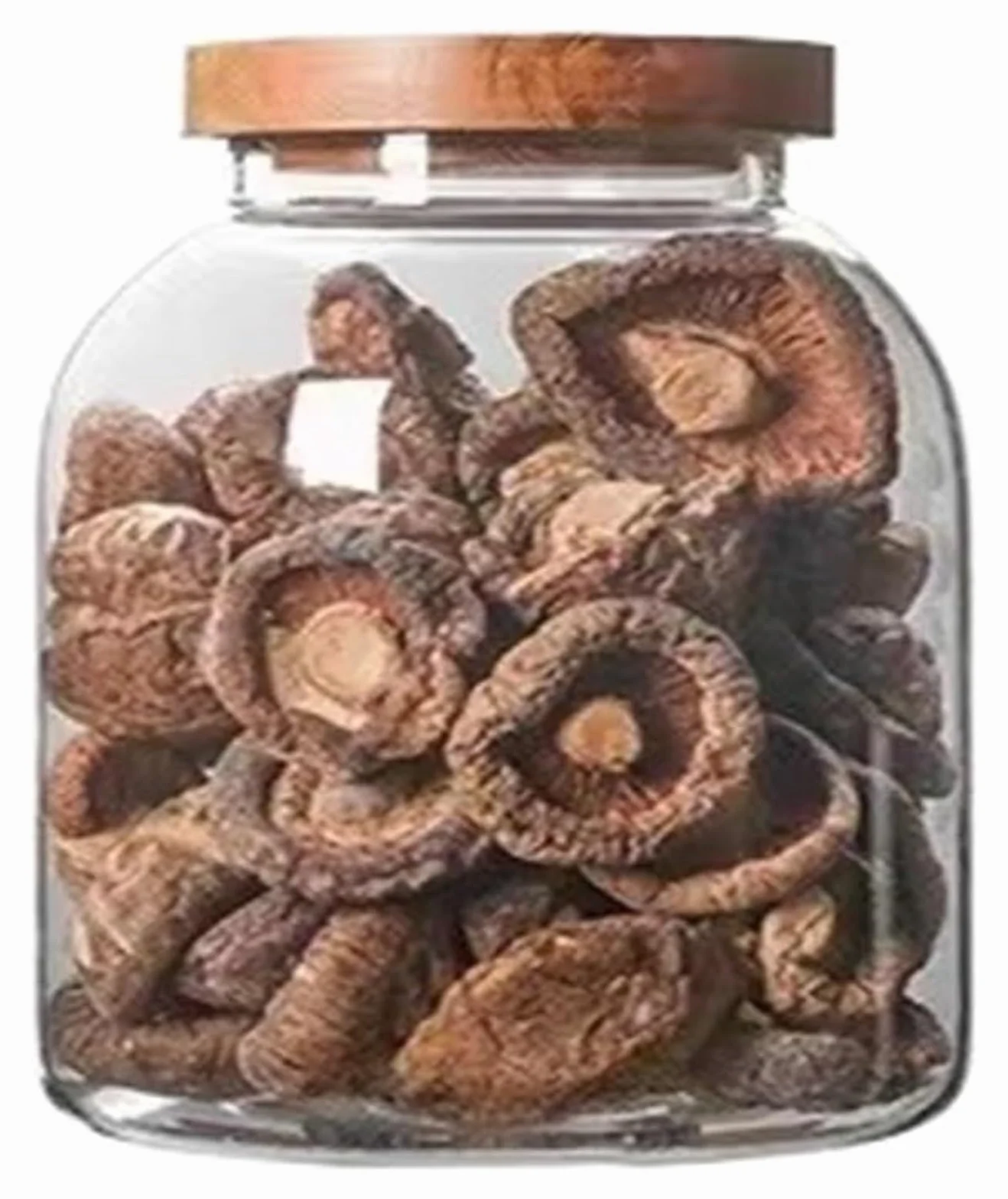 Tarrinas de cristal con tapa, Tarro de Vidrio Transparente con Tapa for Frutas Secas, Nueces, Paquete 2, 1200/2000/3000ml(2000ML)