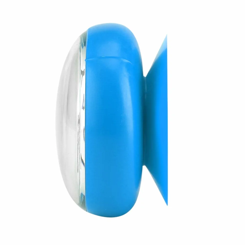 Reloj a Prueba de Agua para Baño con Ventosa, Metal Rojo, Pequeño (Azul)