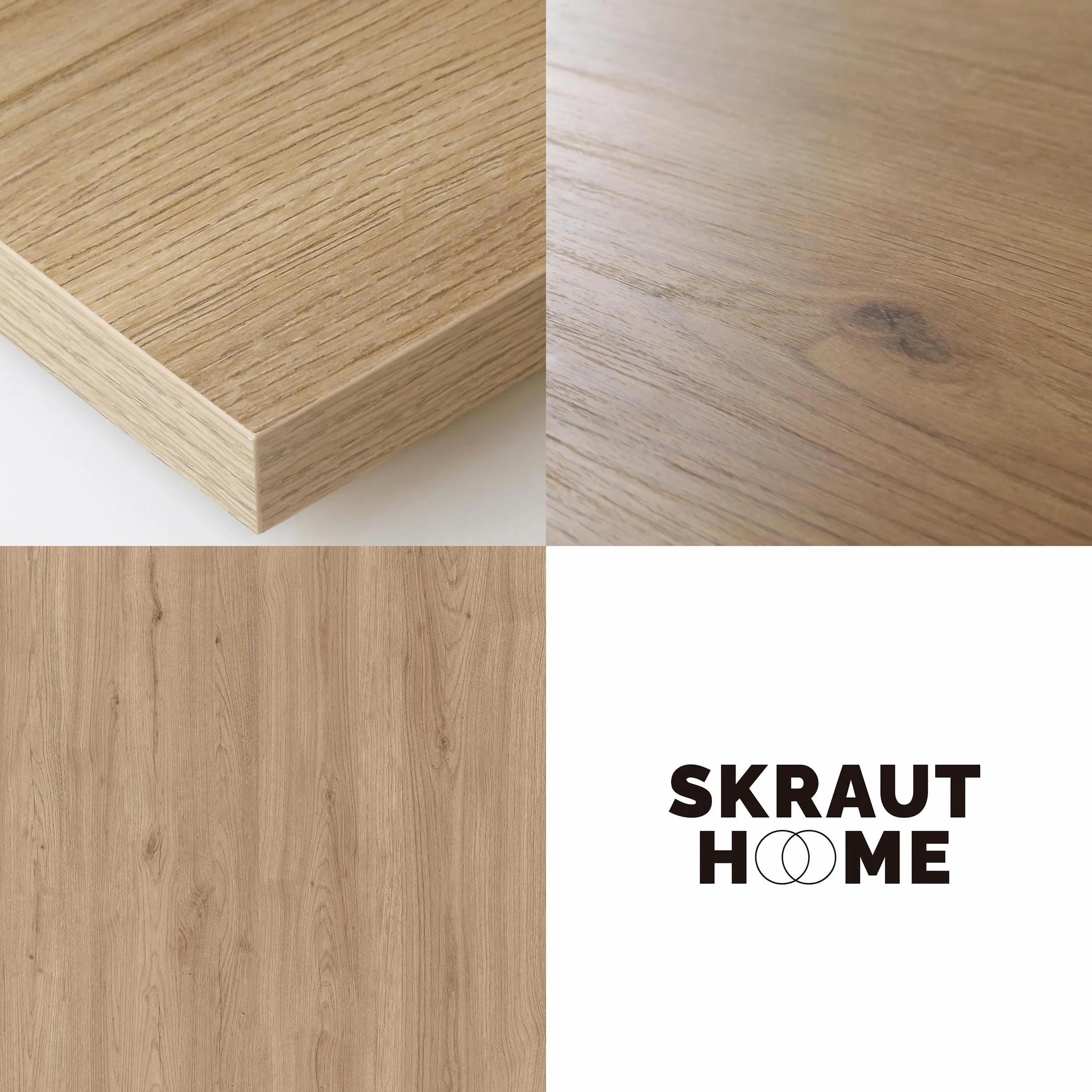 Skraut Home | Mueble TV | Televisión | Muebles de salón, almacenaje | 240x57x35 cm | Diseño Industrial | Estilo Moderno | Roble