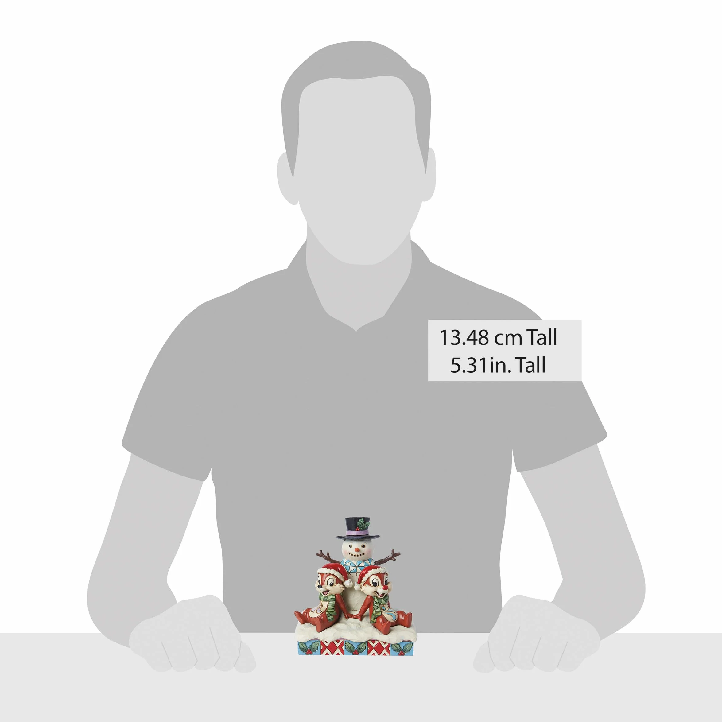 Enesco Jim Shore Chip & Dale Figura de muñeco de Nieve