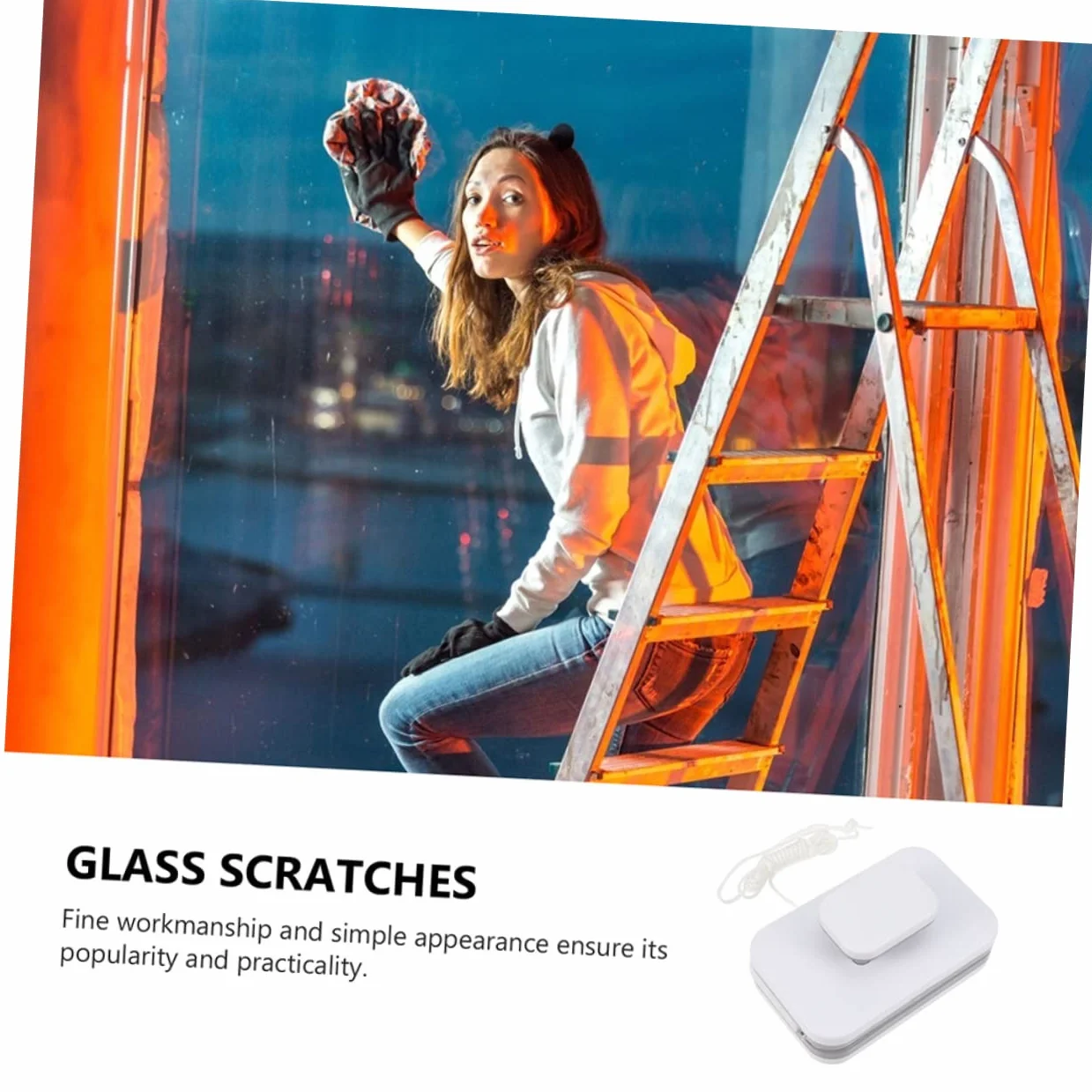 Limpiacristales Magnético Herramienta Magnética para Ventanas Limpia Vidrios y Cristales Exterior Interior