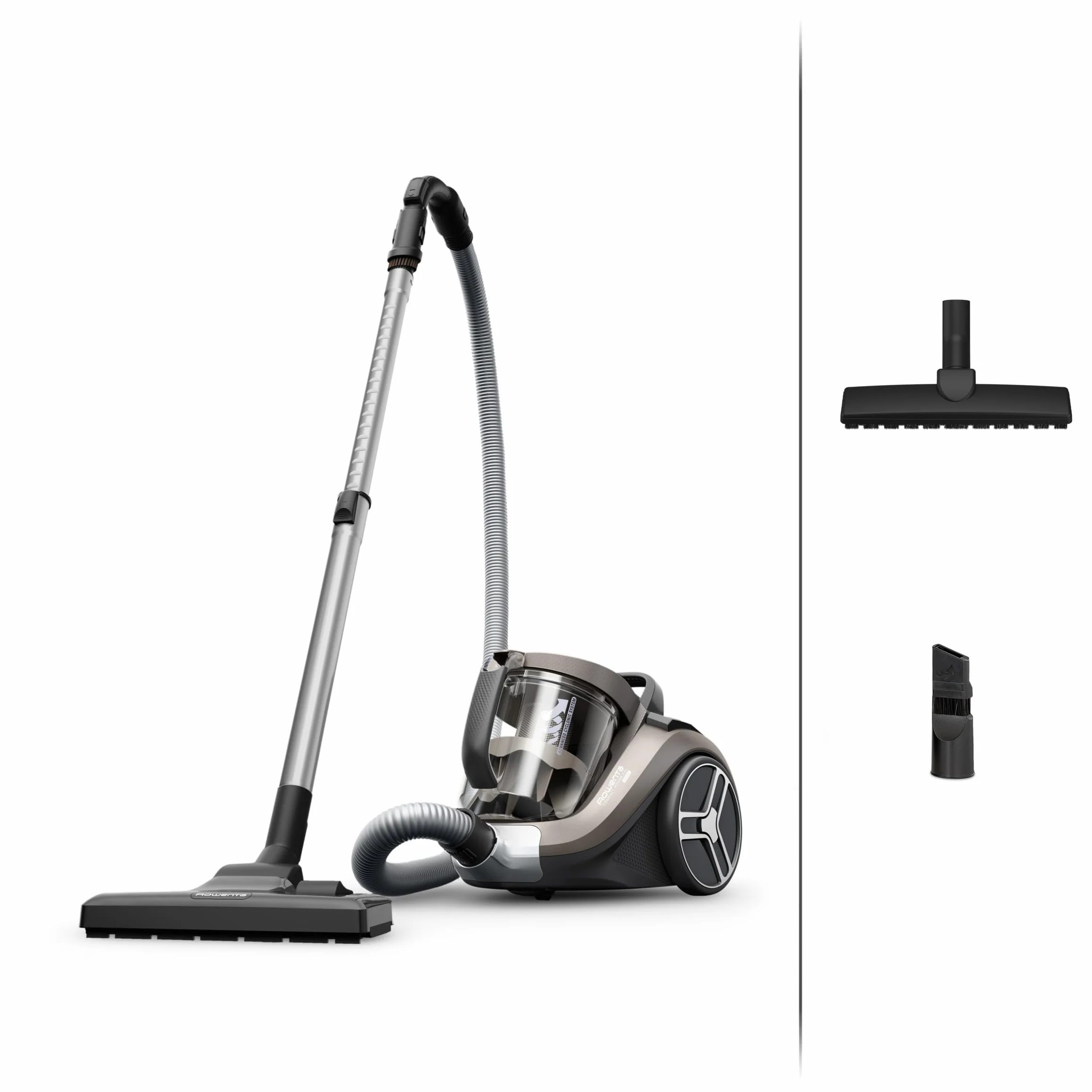 Rowenta Compact Power XXL RO4B30EA - Aspiradora sin Bolsa, Motor bajo Consumo 900 W, filtración ciclónica Avanzada 3 Niveles, depósito Extragrande 2,5 L, Compacto, Kit para parqué (Reacondicionado)