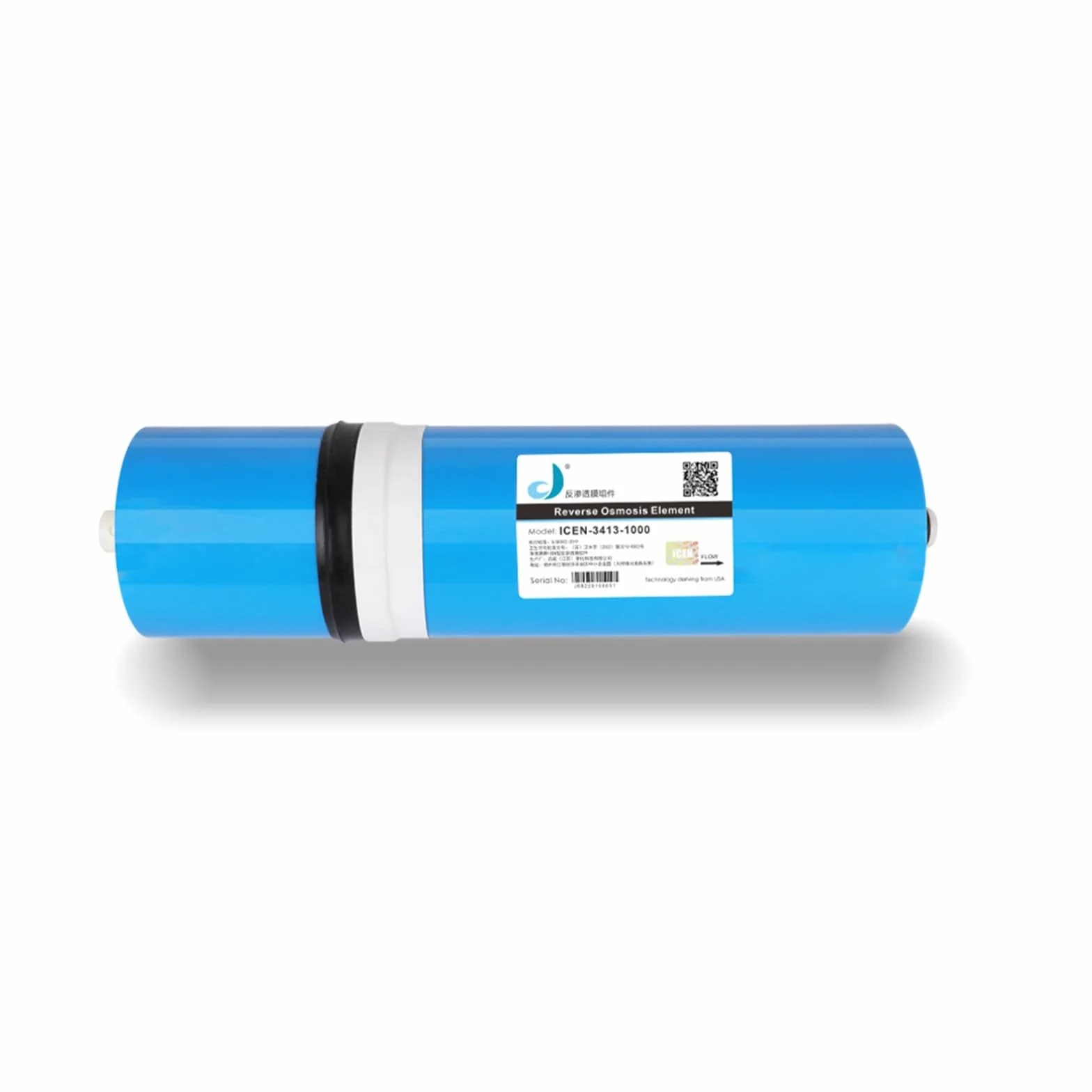 Membrana de ósmosis inversa 3413 de 1000 g con tasa de desalinización del 96% for filtro purificador de agua Debajo del fregadero