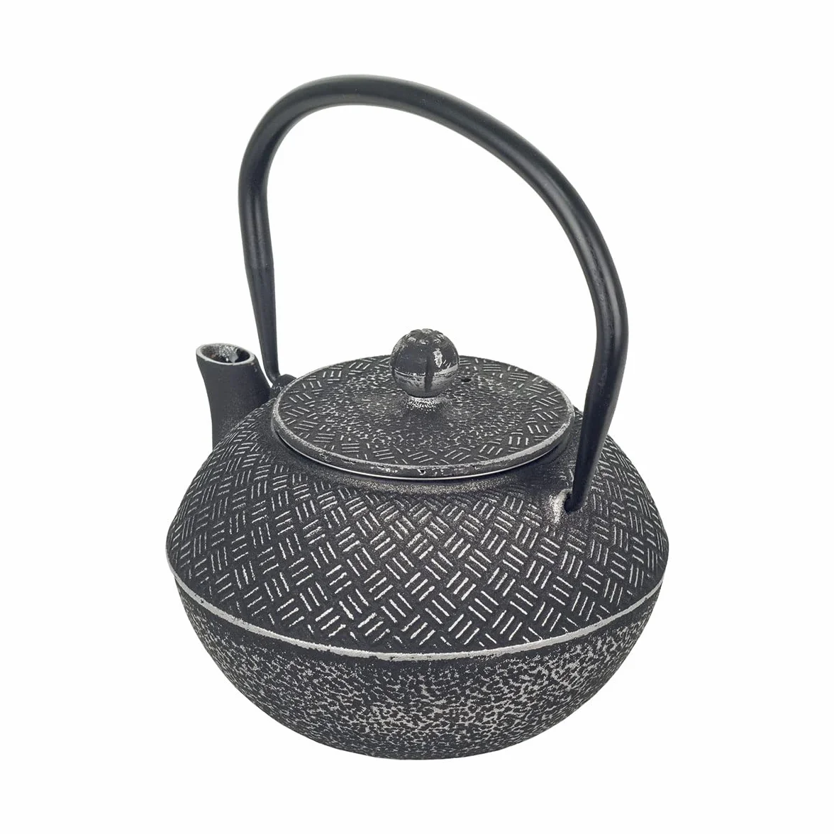 Signes Grimalt By SIGRIS - Tetera 1 litro Negro de Hierro Colado | Tetera Tetera De Hierro Tetera China 12x15x17cm