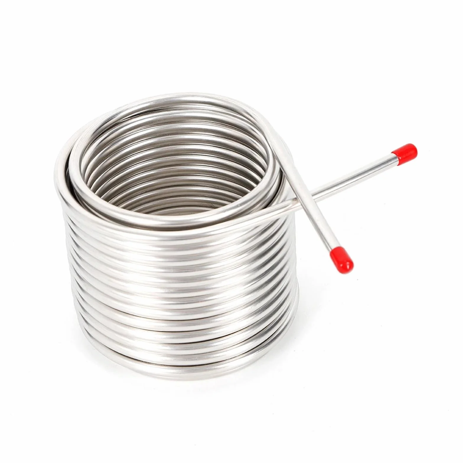 Serpentín de enfriamiento de Cerveza, Enfriador de Mosto por inmersión, de Acero Inoxidable, for elaboración casera Múltiples Aplicaciones