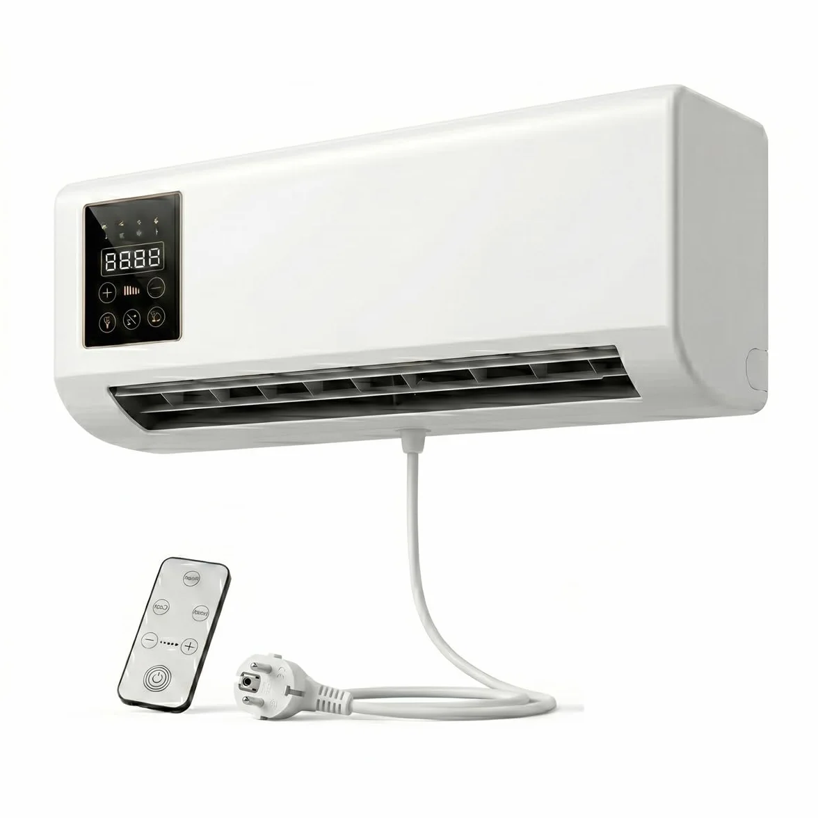 Aire Acondicionado - Elemento de Diseño Minimalista para el Hogar, Ahorro de Espacio, Montaje Rápido, Ideal para las 4 Estaciones