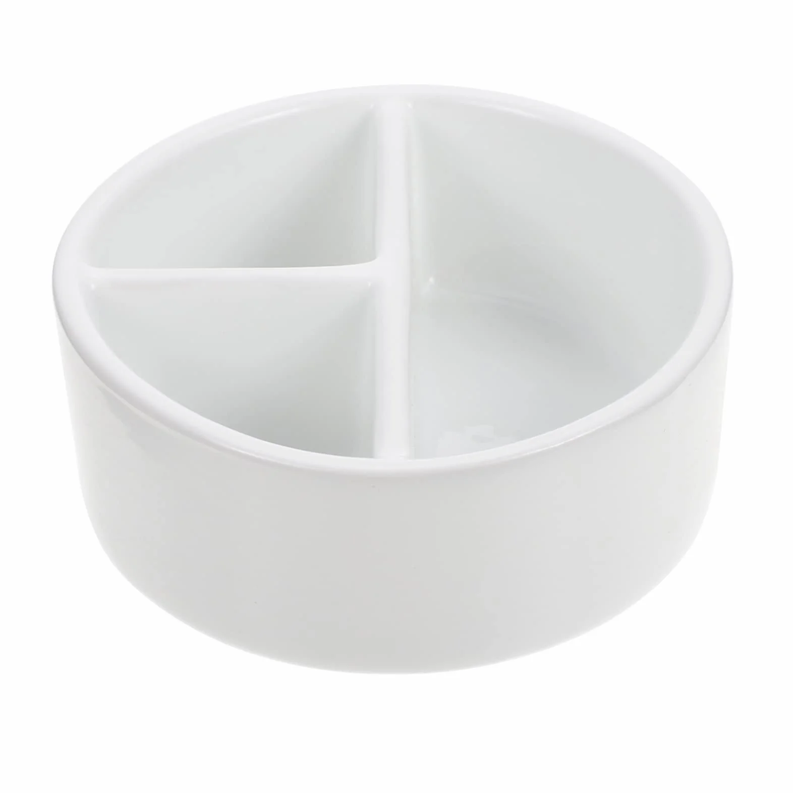 Milisten Cuenco de cerámica para lavar pinceles, paleta de pintura de porcelana blanca, plato de pintura de acuarela de porcelana, recipiente de inmersión de bolígrafos, bandeja de mezcla de paletas