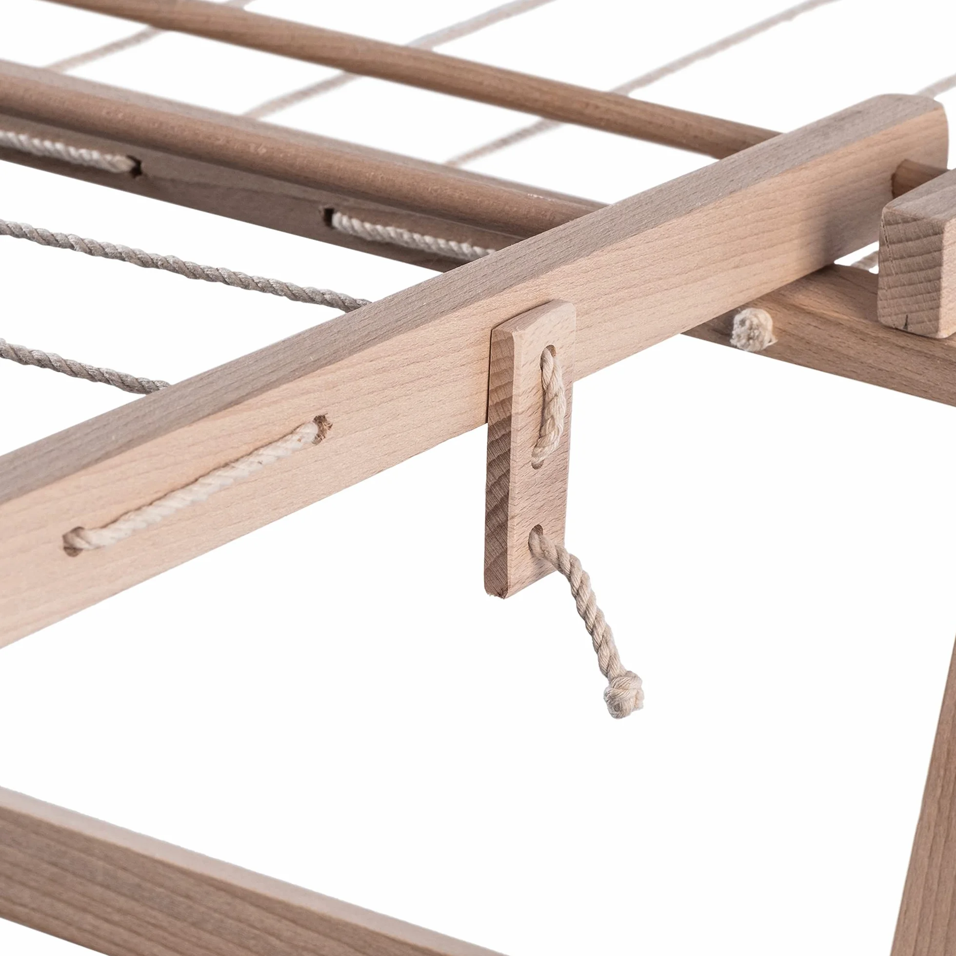 KADAX Tendedero de madera, 177 cm de largo, plegable, tendedero de madera, tendedero plegable, 80 cm de alto, color marrón