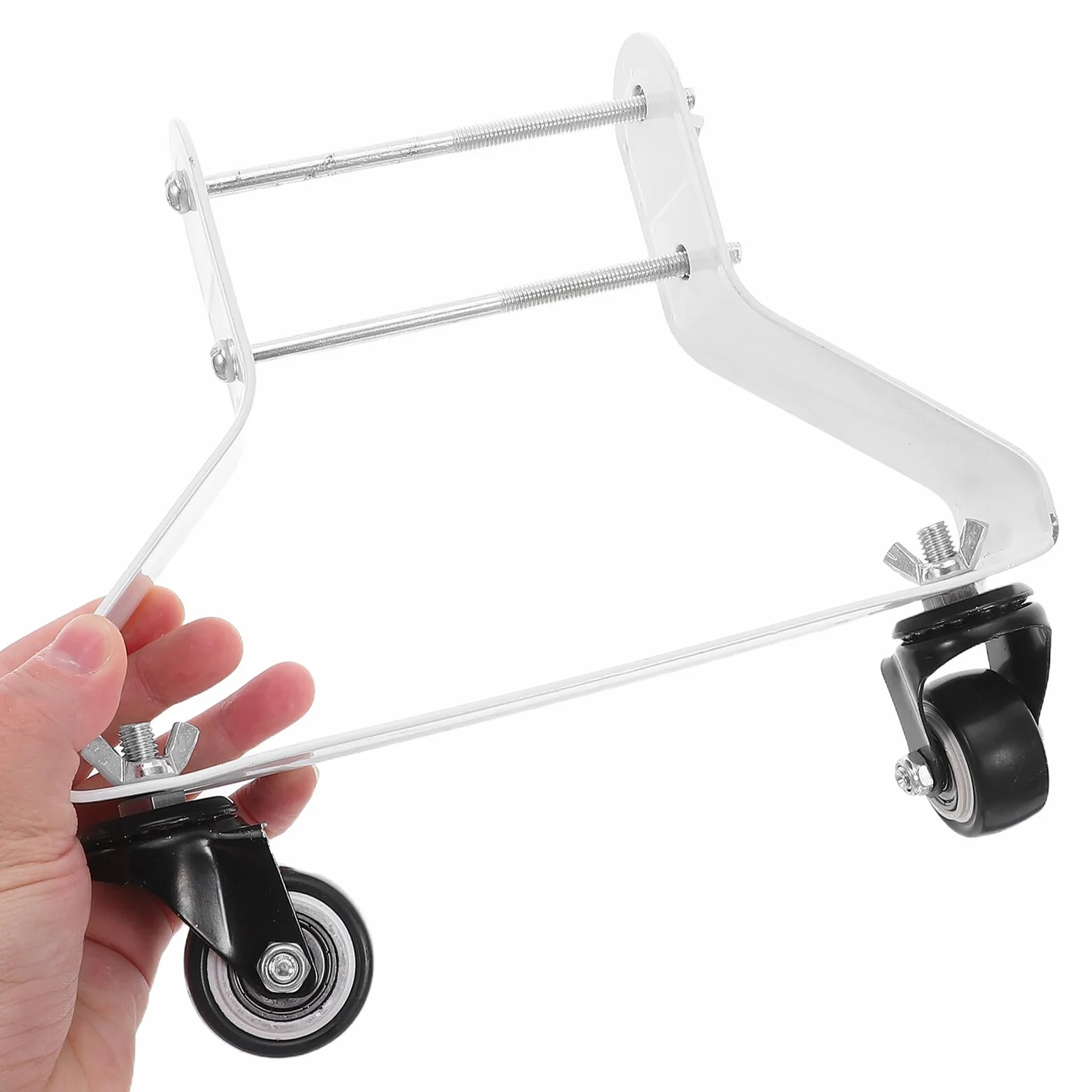 Soporte para Radiador de Aceite con Ruedas Negras Dobles Base Móvil con Doble Rodamiento para Calefactor Eléctrico Accesorio Resistente y Compatible para Movilidad Silenciosa en