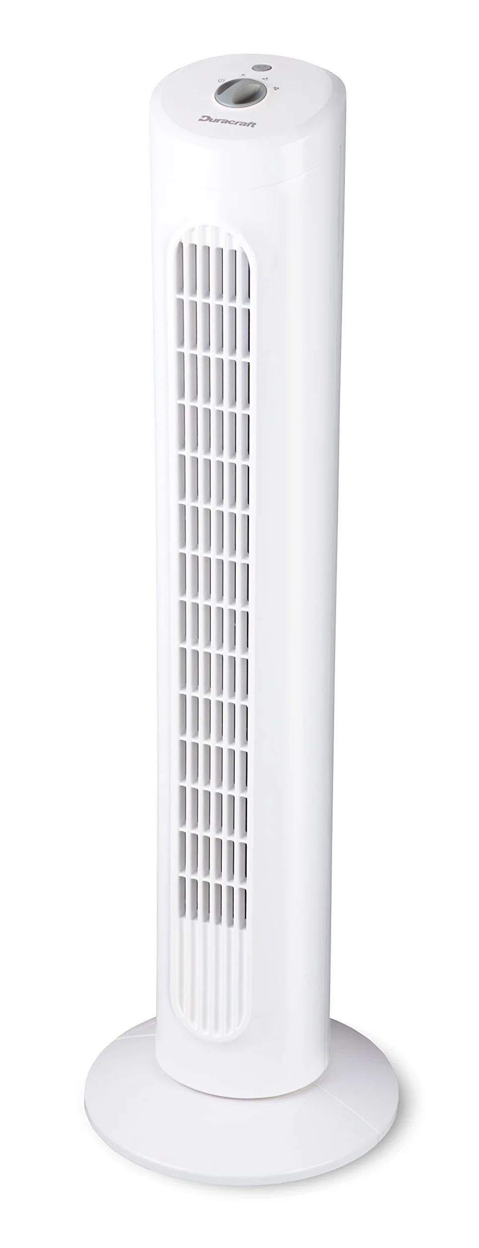 Duracraft Ventilador oscilante tipo torre DO1100E, ventilador de suelo, blanco