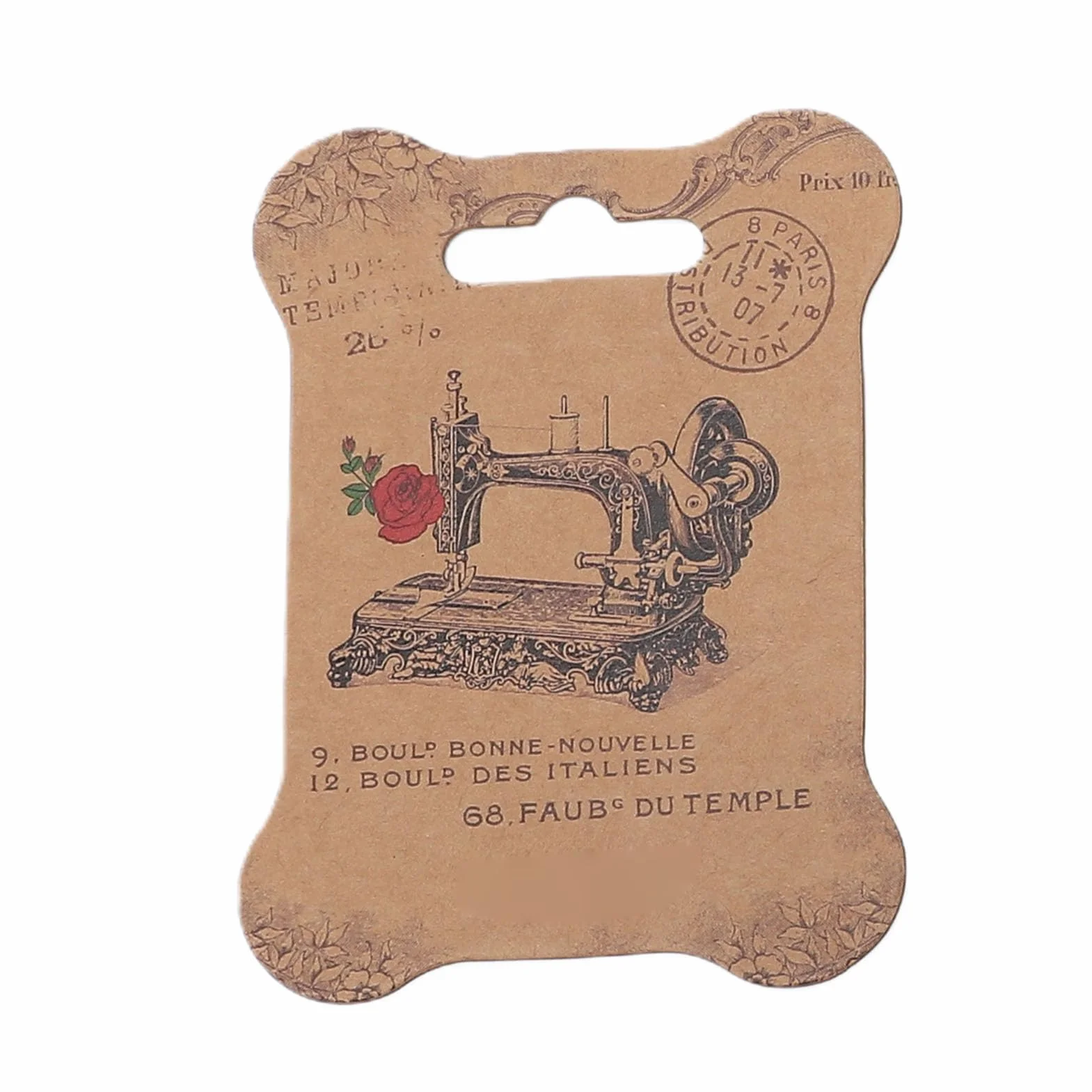 Generic Kit de Tijeras de Bordado Vintage, Herramientas de Costura Antiguas para Manualidades y Coleccionismo, Elegante Caja de Madera