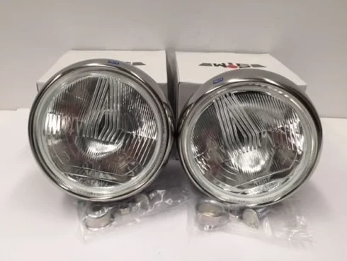 2 FAROS Sim Tipo Oscar Cuneteros 180MM CON TAPAS