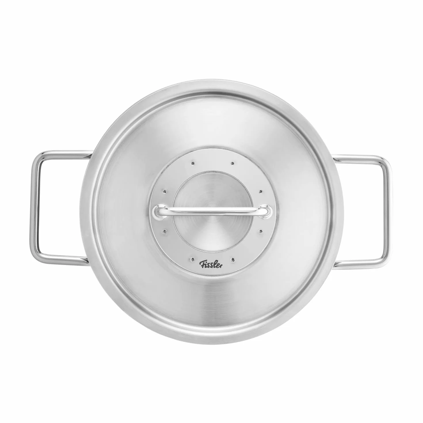Fissler Original-Profi Collection Olla de 3,6 L y 20 cm de Diámetro, Acero Inoxidable, con Tapadera Metálica, Escala de Medición Interior, Inducción