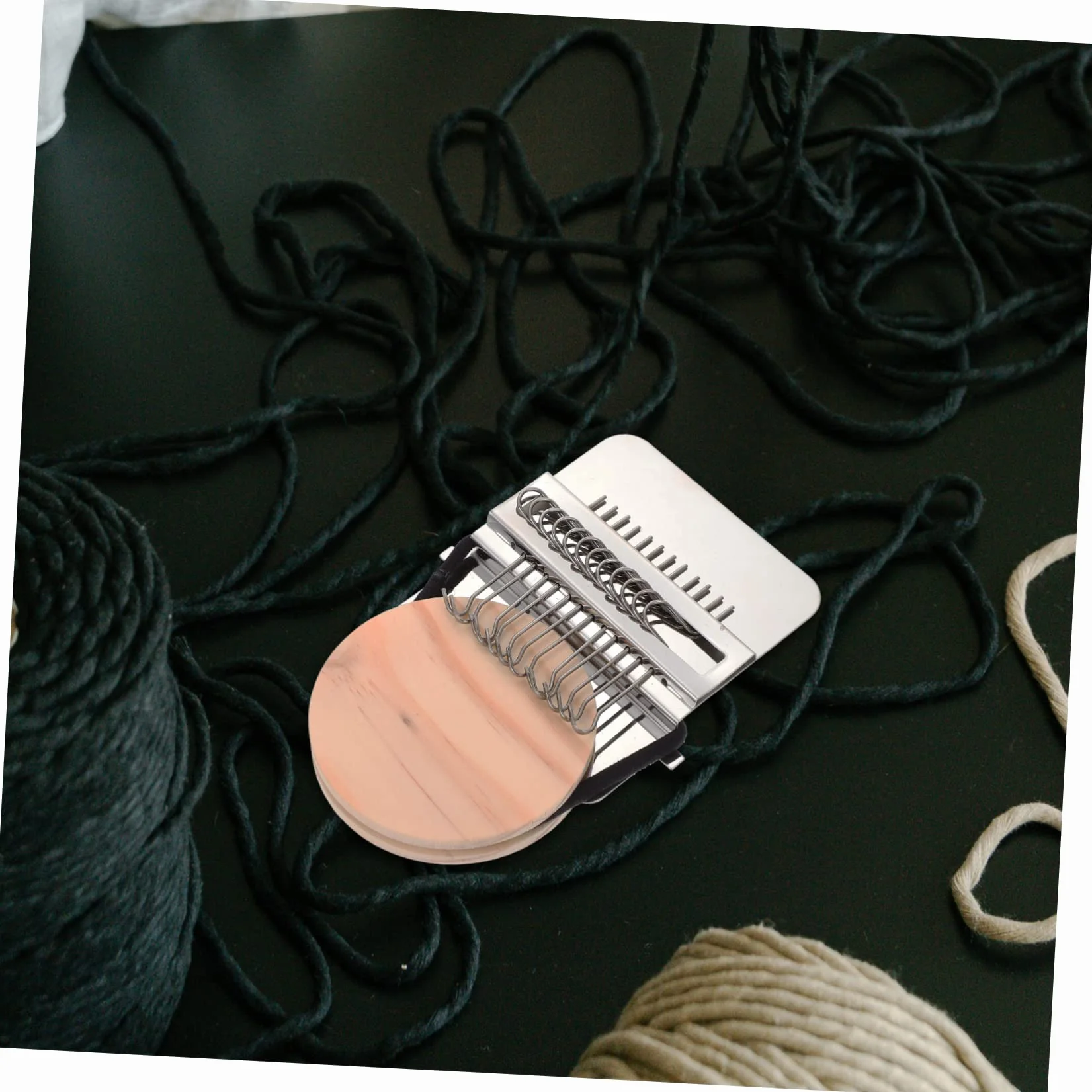 Tofficu 3juegos Telar De Madera Mini Para Tejer Herramienta Para Reparar Jeans y Ropa Accesorios De Costura y Para Principiantes y