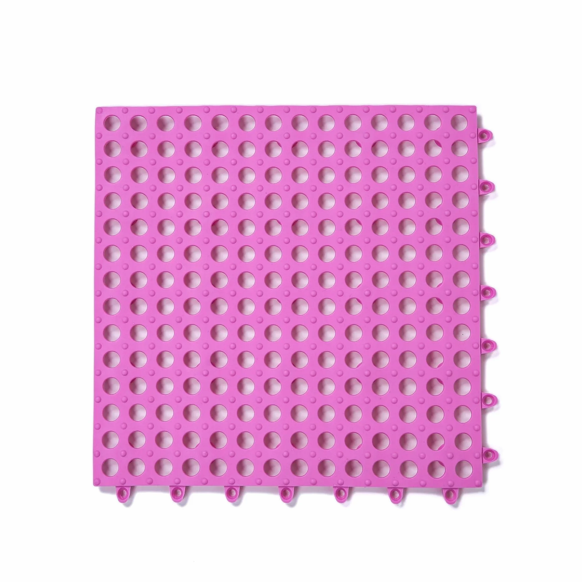 Alfombra De Ducha Antideslizante Baldosas De Bañera Impermeables Entrelazadas con Orificios De Drenaje Alfombras De Suelo Personalizables For Baño Piscina Cocina Gimnasio(Rosa,120g)