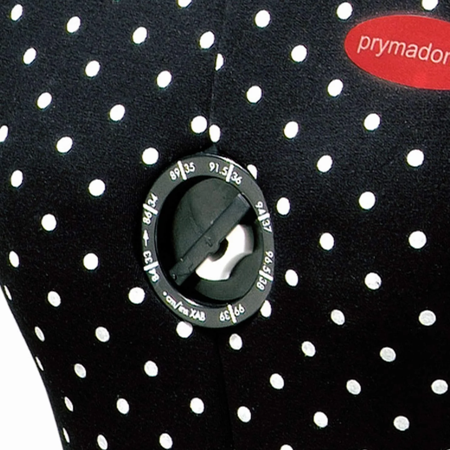 Prym 611752 Prymadonna Polka Dots-Busto de Sastre, Talla S, Negro con Puntos Blancos, Size S (36-42)