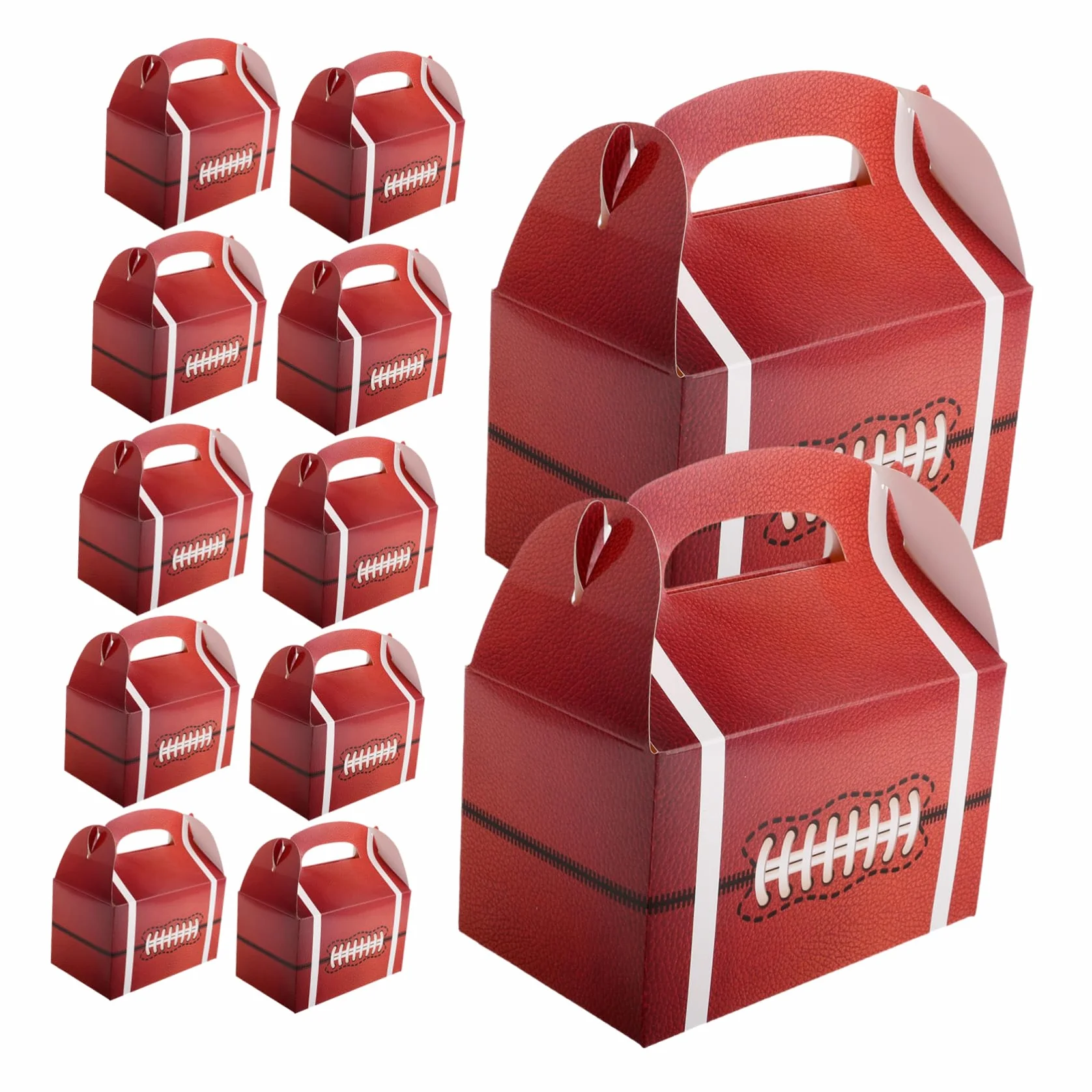 Ipetboom 50piezas Cajas De De Fútbol Para Cumpleaños De Decoración De Fiesta Recipientes Para Snacks y Golosinas Para Eventos Deportivos y Celebraciones De Cumpleaños