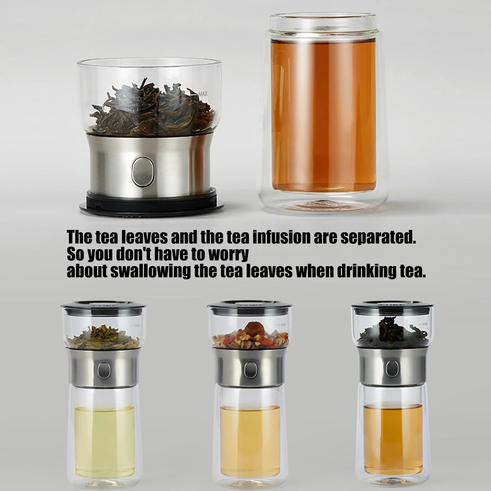 Taza Infusora de té Lista para presentar Que resalta la Estructura de elaboración de Cerveza con Grifo Simple, excelente para los Amantes del té Regalo