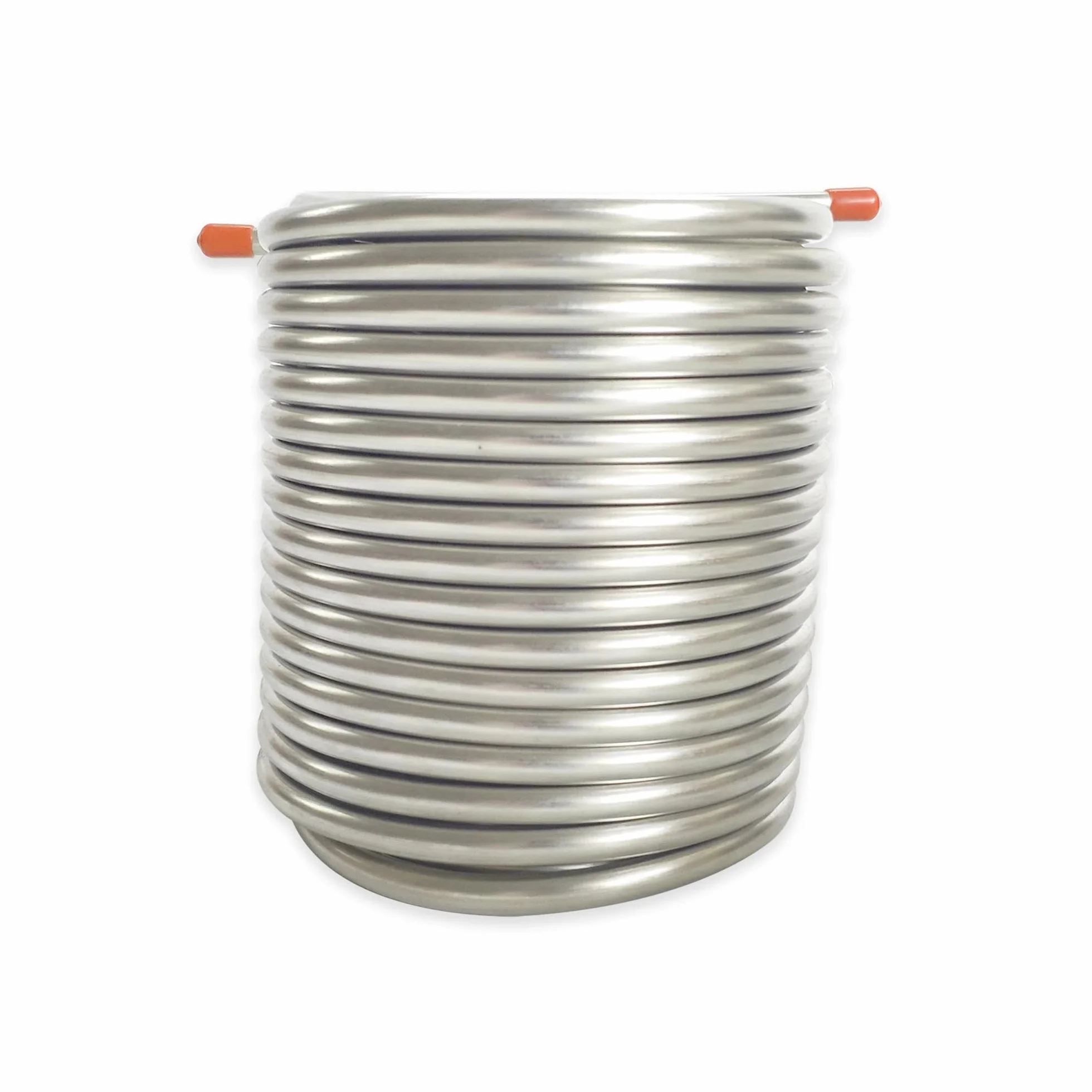Enfriador de mosto y agua de cerveza de doble capa, serpentín de enfriamiento de 14 m de longitud, serpentín de enfriamiento de cerveza for incubadora exterior, acero inoxidable 304 de grado alimentic