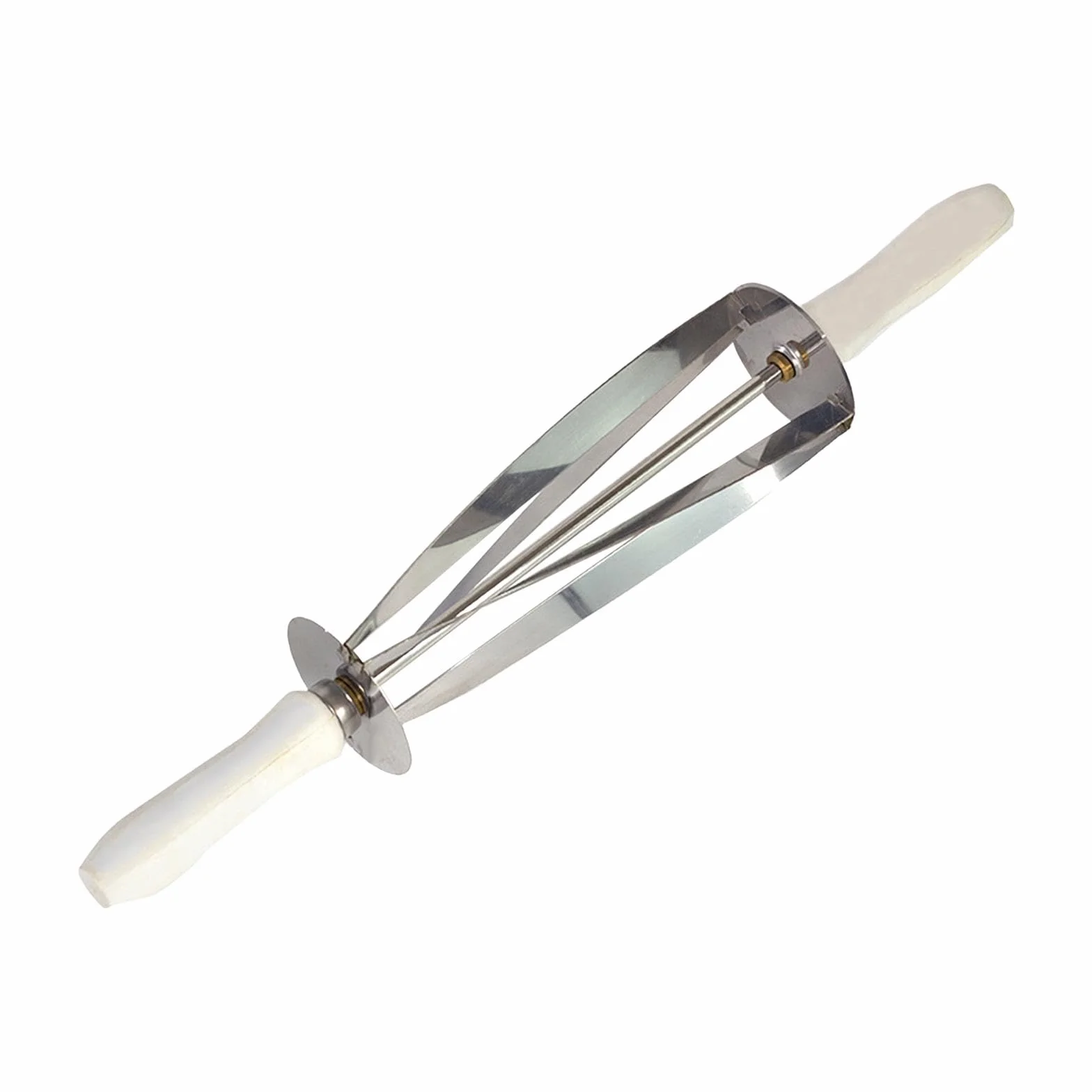 Rodillo de Pan de Rodillo de Pastelería Utensilio Multifuncional Acero Inoxidable y PP Limpieza Rápida Adecuado para, Grande
