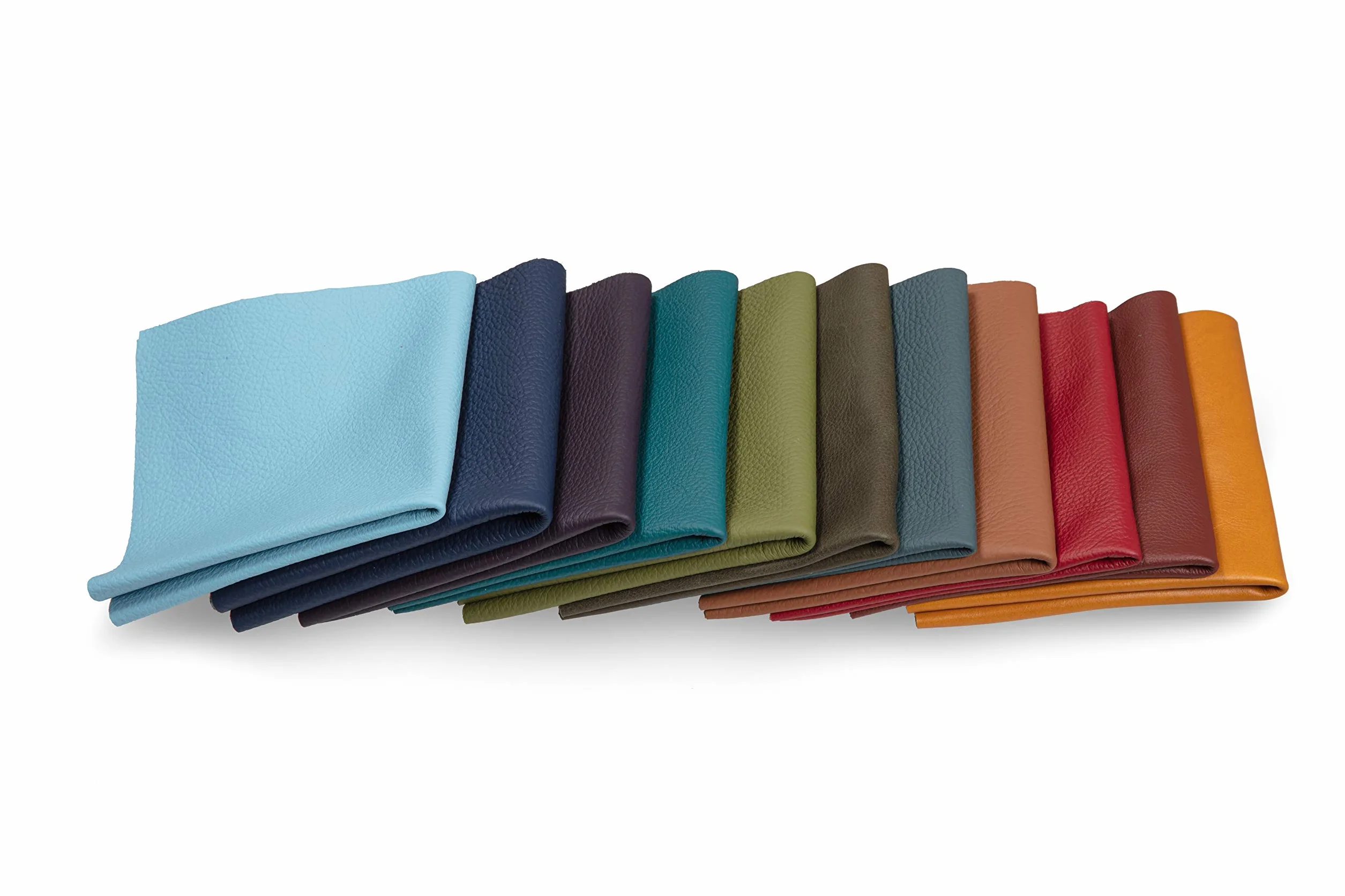 Recortes de cuero - restos de cuero de colores, restos de cuero, tamaños grandes, ideal para bolsos, zapatos, reparaciones, decoraciones, manualidades, 1 kg, tamaño A2