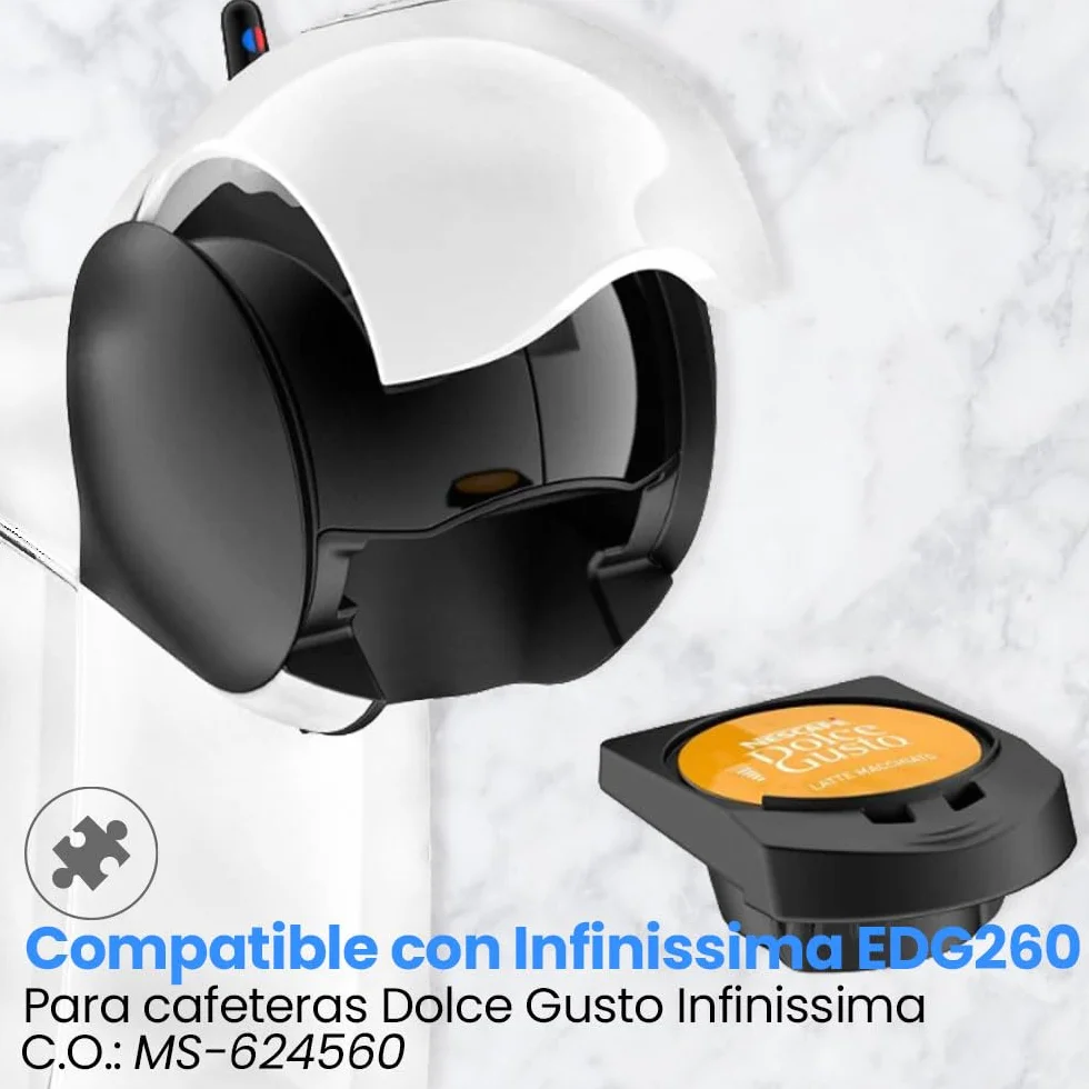 Krups Soporte de Cápsulas de Café MS-624560 Compatible con Dolce Gusto Infinissima EDG260, Negro