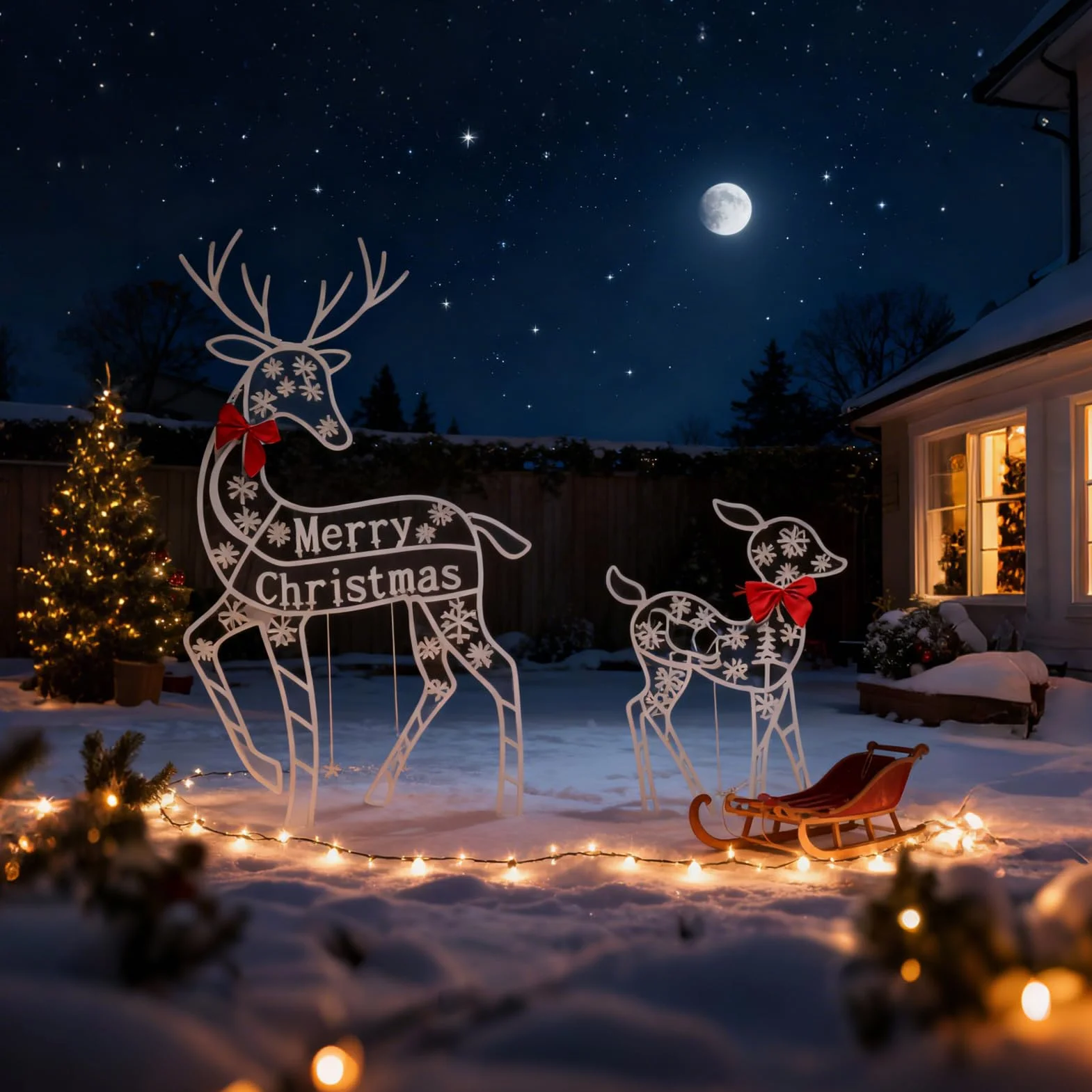 Navideños para Exterior Decoración Navideña Porche | Decoraciones Festivas De Jardín para Propietarios Planificadores de Jardín Delantero Porche Patio Césped