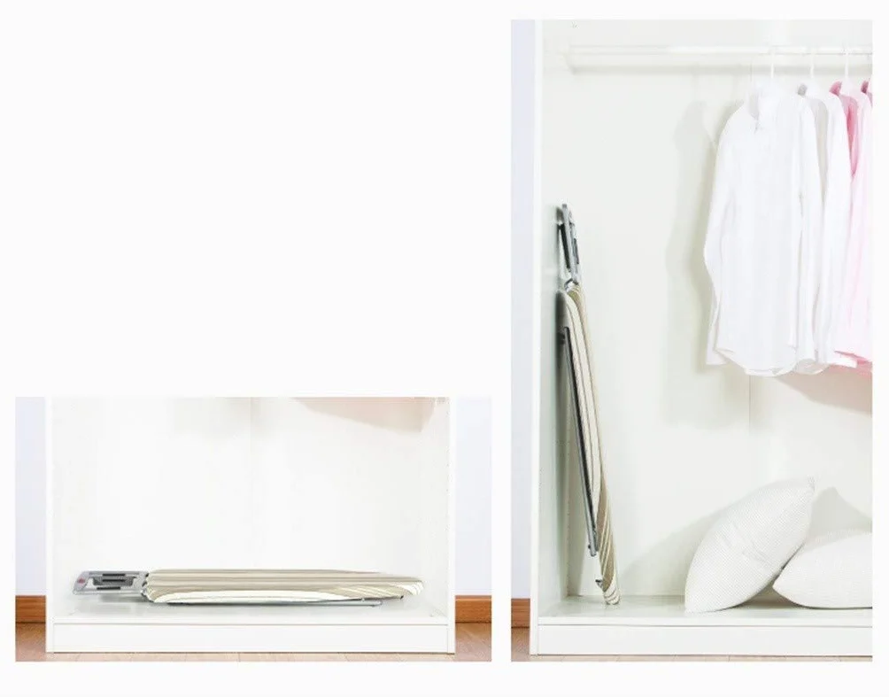 Genérico Tabla de Planchar de Escritorio, Herramienta de Limpieza, tamaño pequeño, Plegable, para Hotel, casa de Familia, Altura de Trabajo: 11 cm (Color: B, tamaño: 104,5 x 33 x 11 cm)