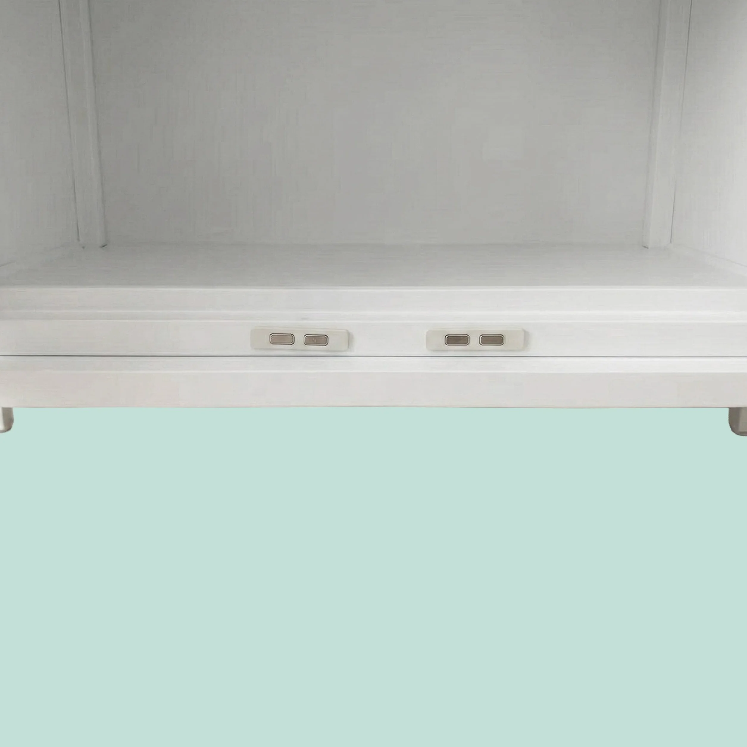 Relaxdays Armario metálico 2 Puertas, Estante Regulable, Oficina, 77x80x40 cm, Blanco/Natural