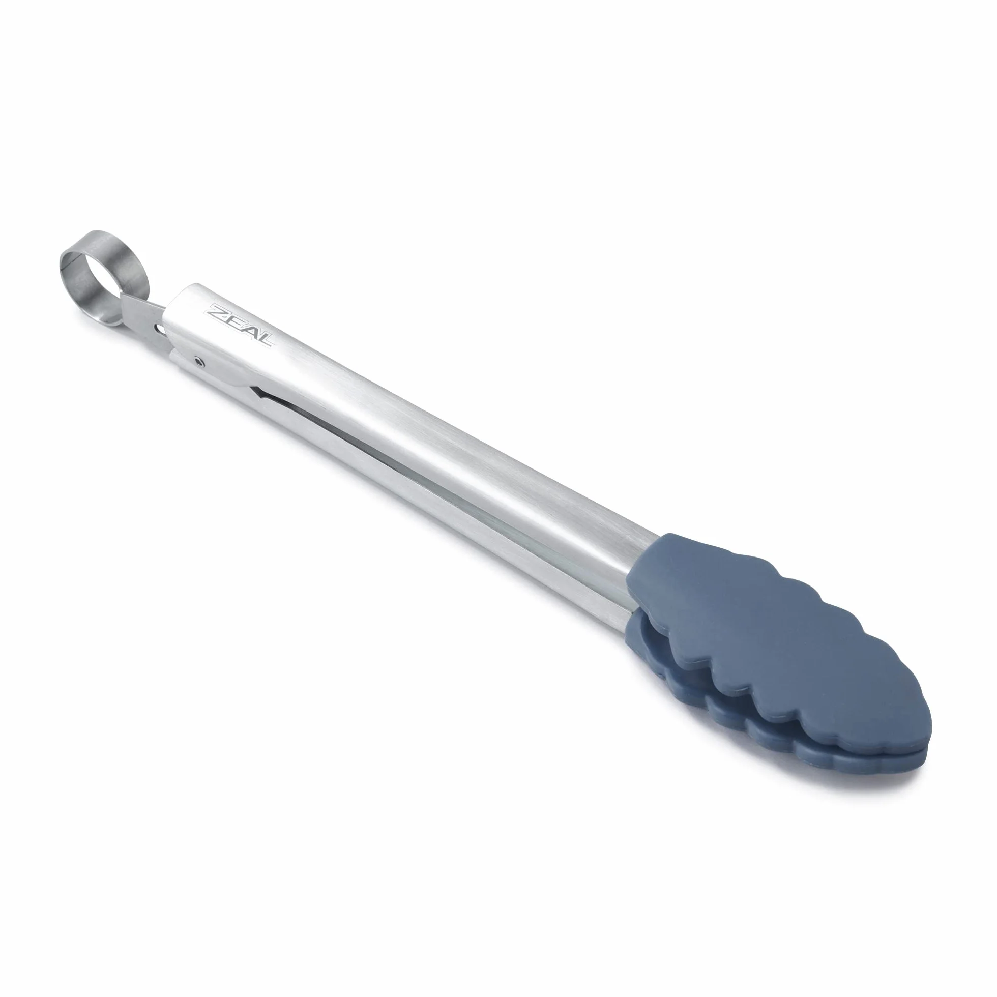 Zeal Pinzas de cocina antiadherentes de silicona con asas de acero inoxidable (26 cm)