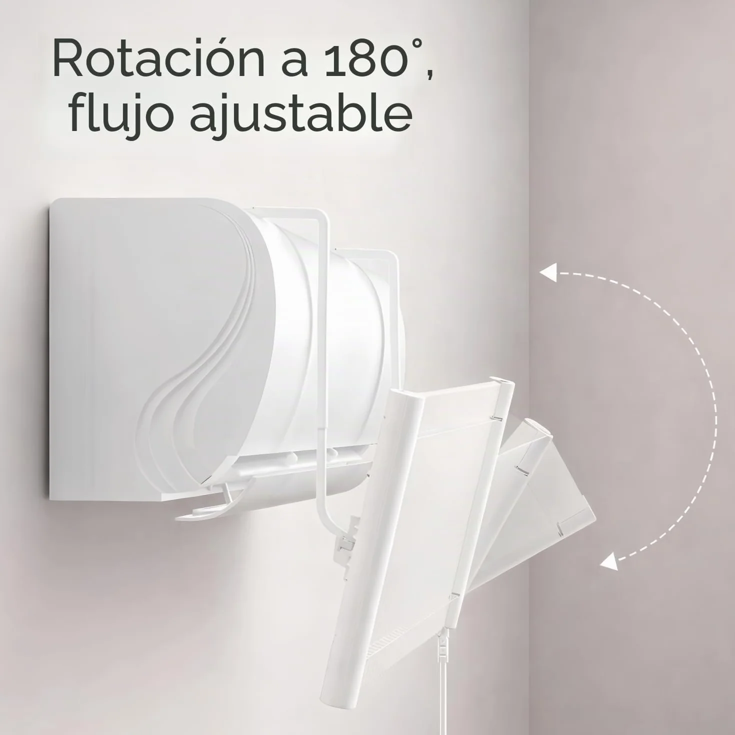 Deflector Aire Acondicionado Ajustable Aleación Aluminio ABS Anti Directo Soplando Difusor
