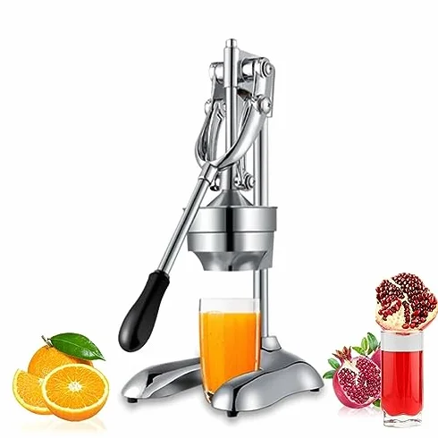 Exprimidor manual de cítricos, exprimidor profesional de acero inoxidable para extracción de jugo fresco en casa o cocinas comerciales