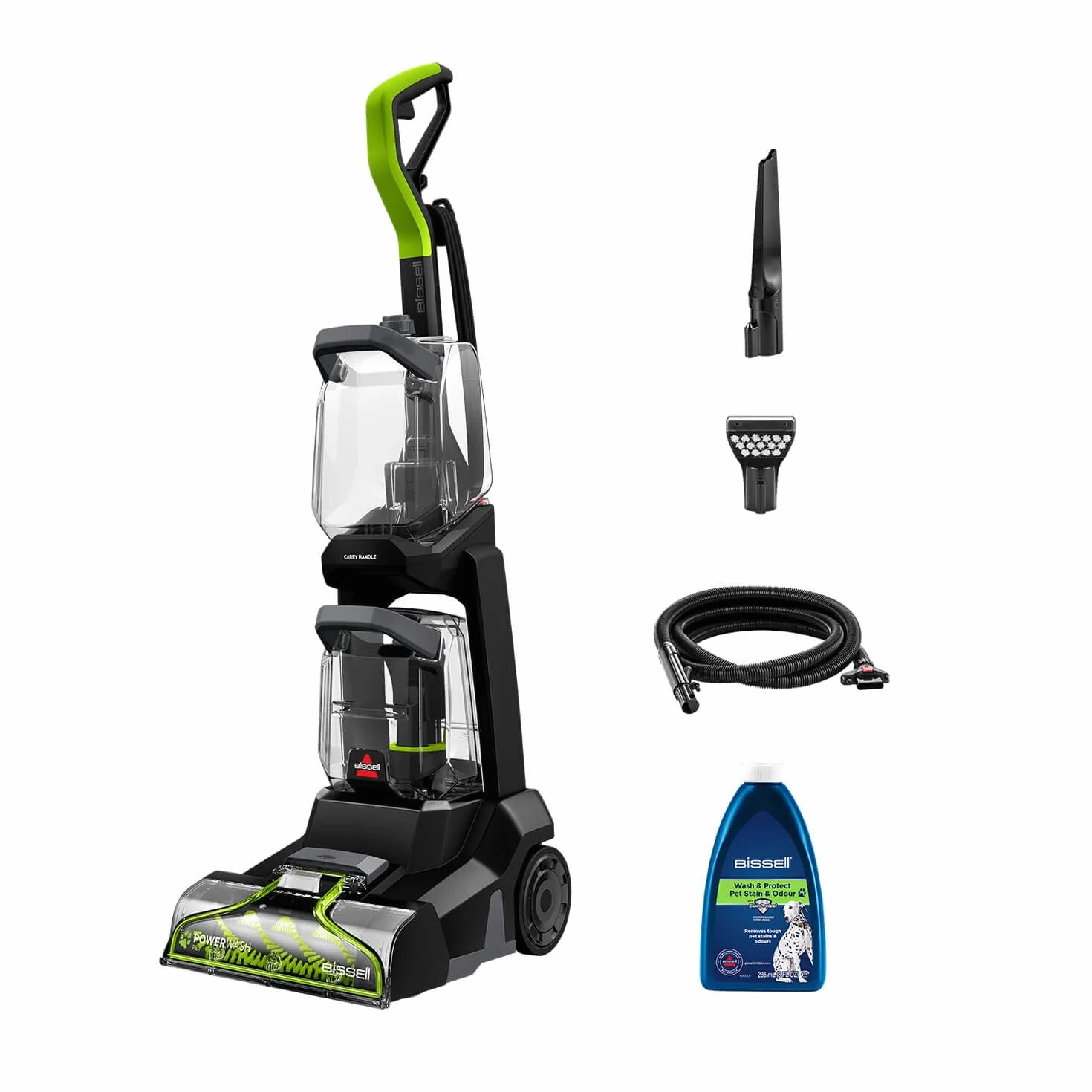 BISSELL PowerWash Pet Aspiradora de Agua Tapicería, Lava Aspiradora Ideal para Dueños de Mascotas, Maquina Limpiar Tapicerías Ligero, Limpiador para Alfombras, Sofá & Más, Potente Motor de 600W, 3878N